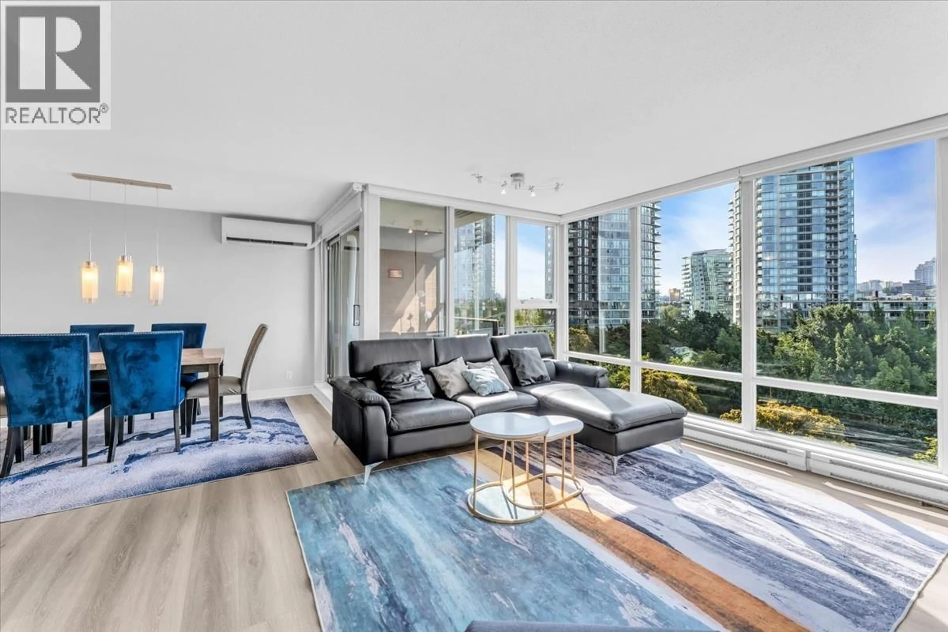 Living room with furniture, unknown for 705 - 583 BEACH CRESCENT, Vancouver British Columbia V6Z3E6