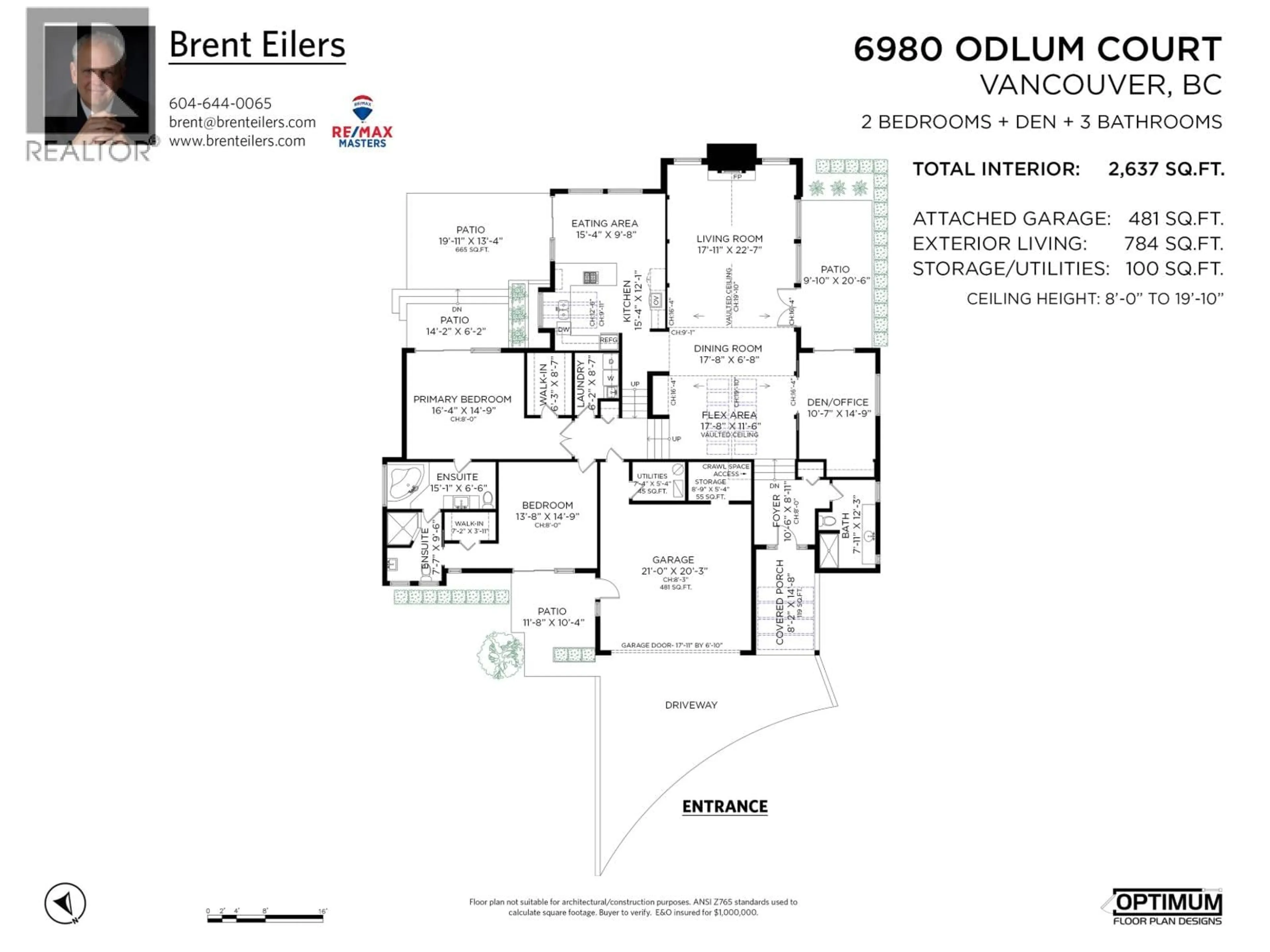 Floor plan for 6980 ODLUM COURT, West Vancouver British Columbia V7W3B6