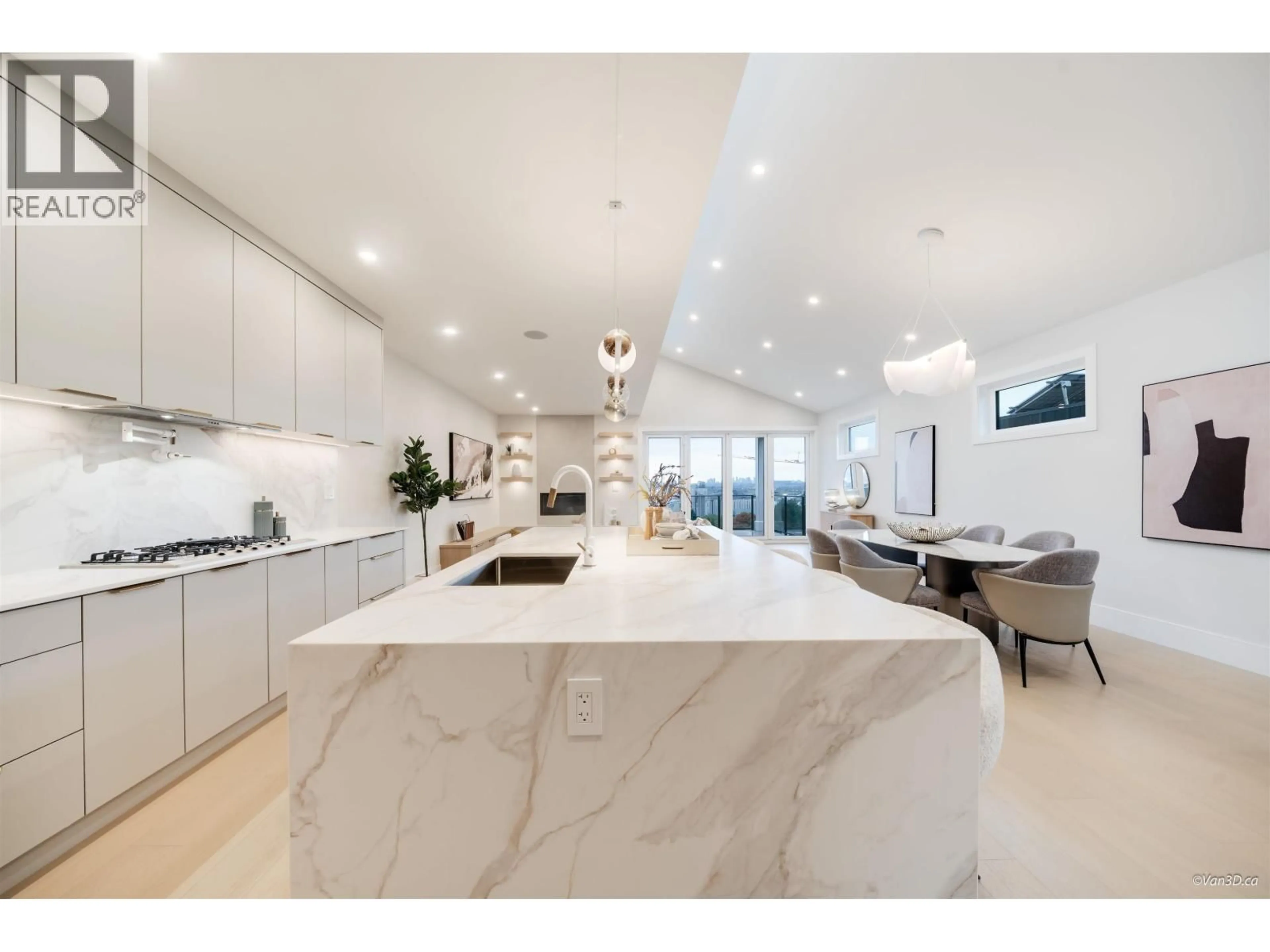 Open concept kitchen, ceramic/tile floor for 971 ADDERLEY STREET, North Vancouver British Columbia V7L1T2