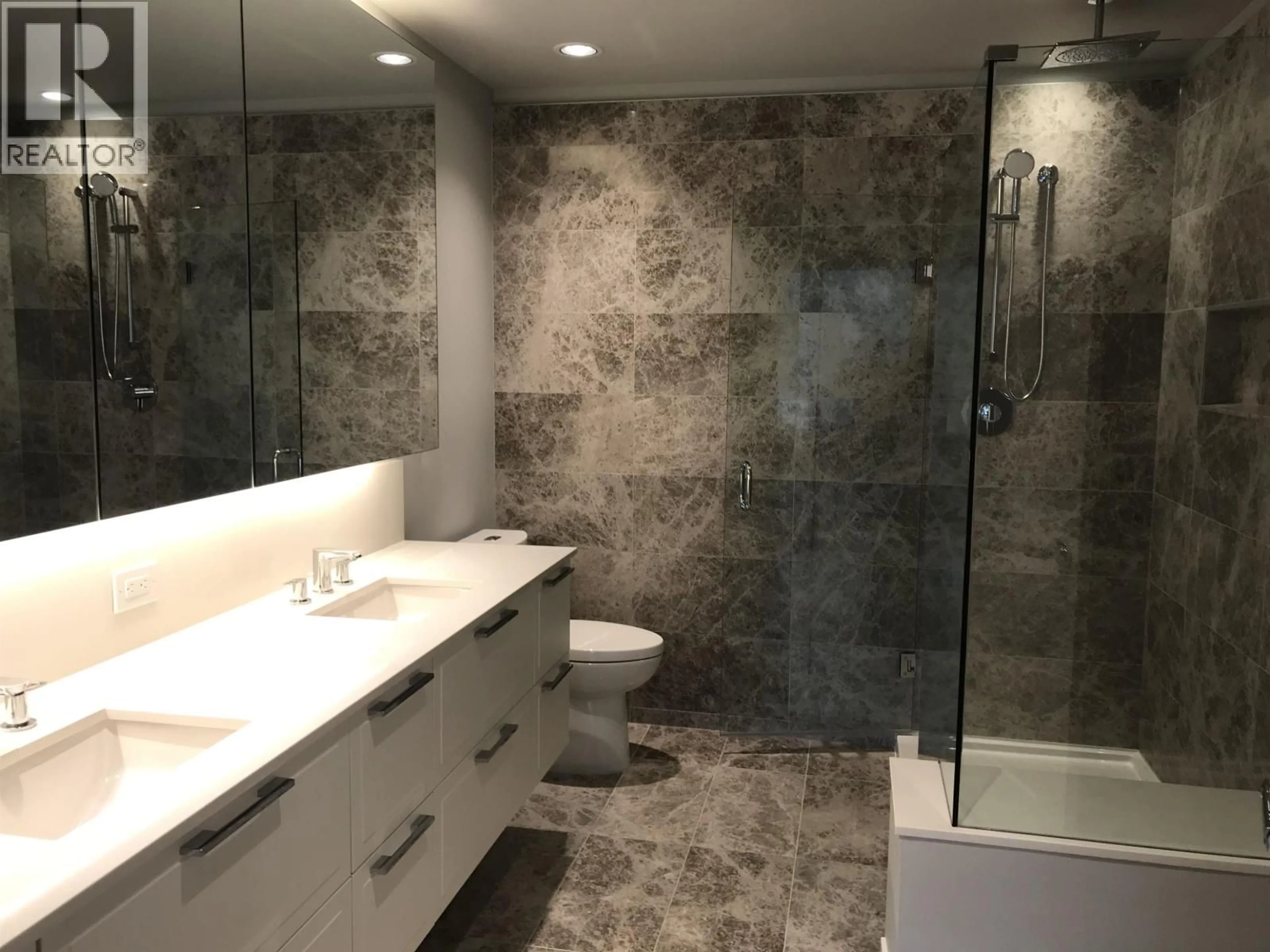 Contemporary bathroom, ceramic/tile floor for 504 - 118 CARRIE CATES COURT, North Vancouver British Columbia V7L0B2