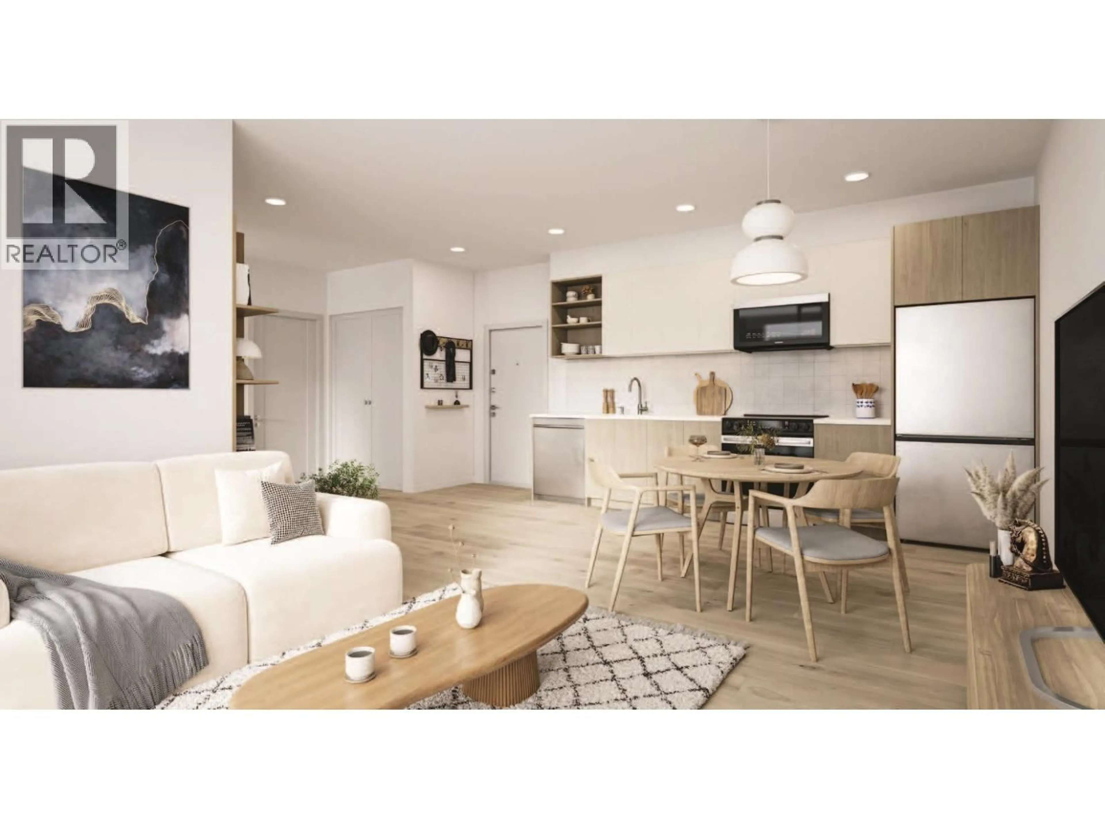 Open concept kitchen, wood/laminate floor for 307 - 38060 2ND AVENUE, Squamish British Columbia V8B0A5