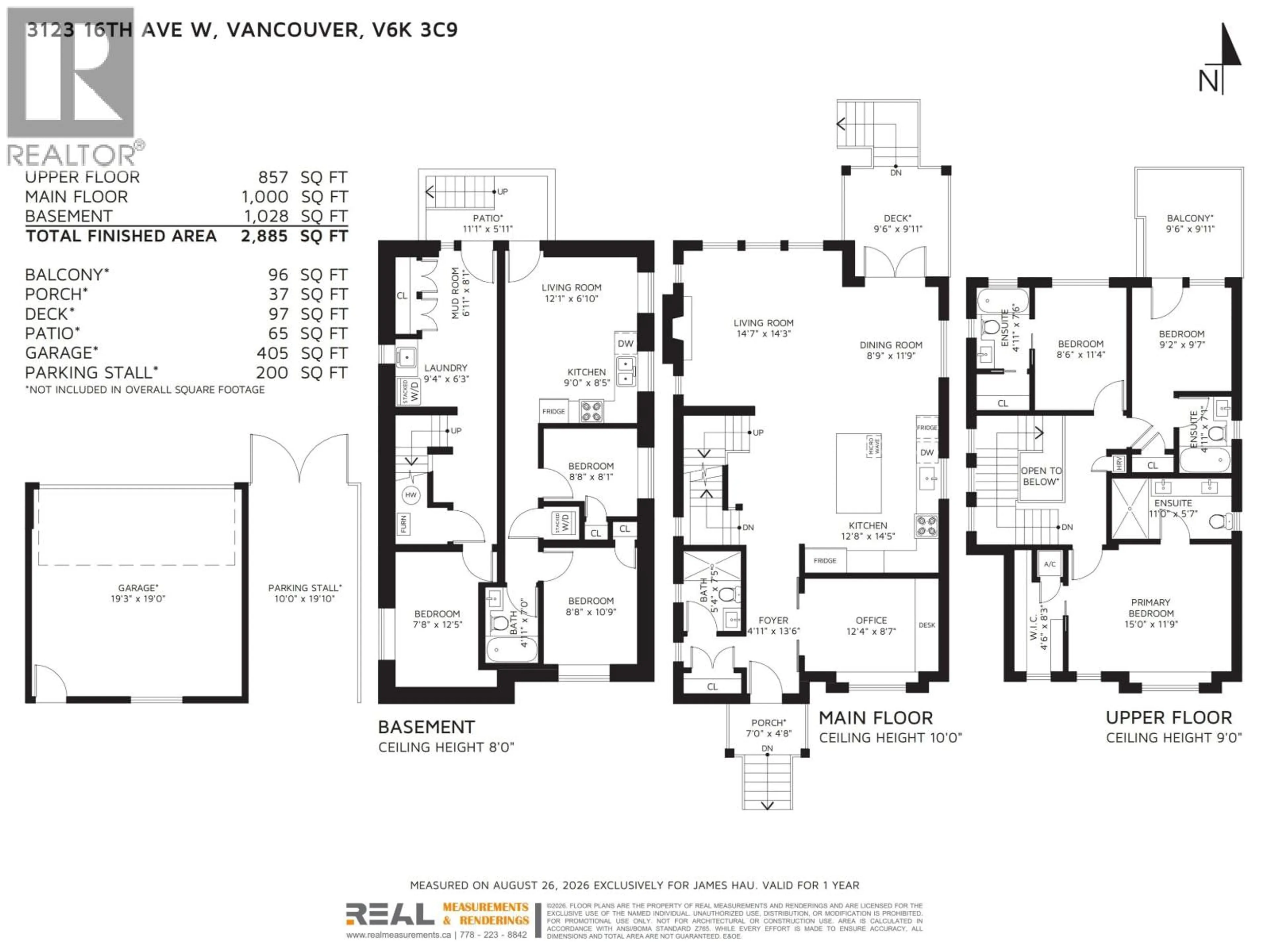 Floor plan for 3123 16TH AVENUE, Vancouver British Columbia V6K3C9