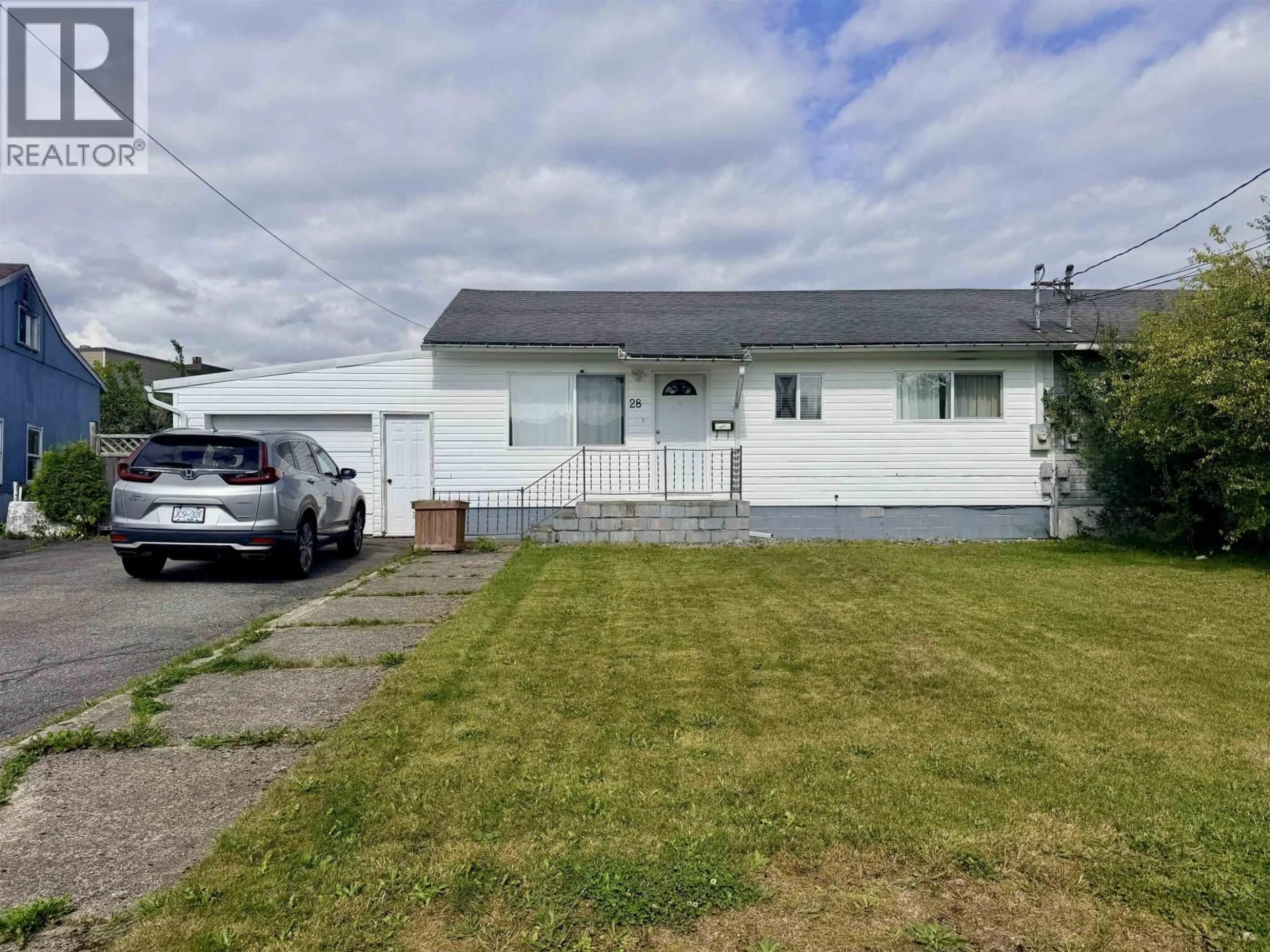 A pic from outside/outdoor area/front of a property/back of a property/a pic from drone, street for 28 LILLOOET CRESCENT, Kitimat British Columbia V8C1Z8
