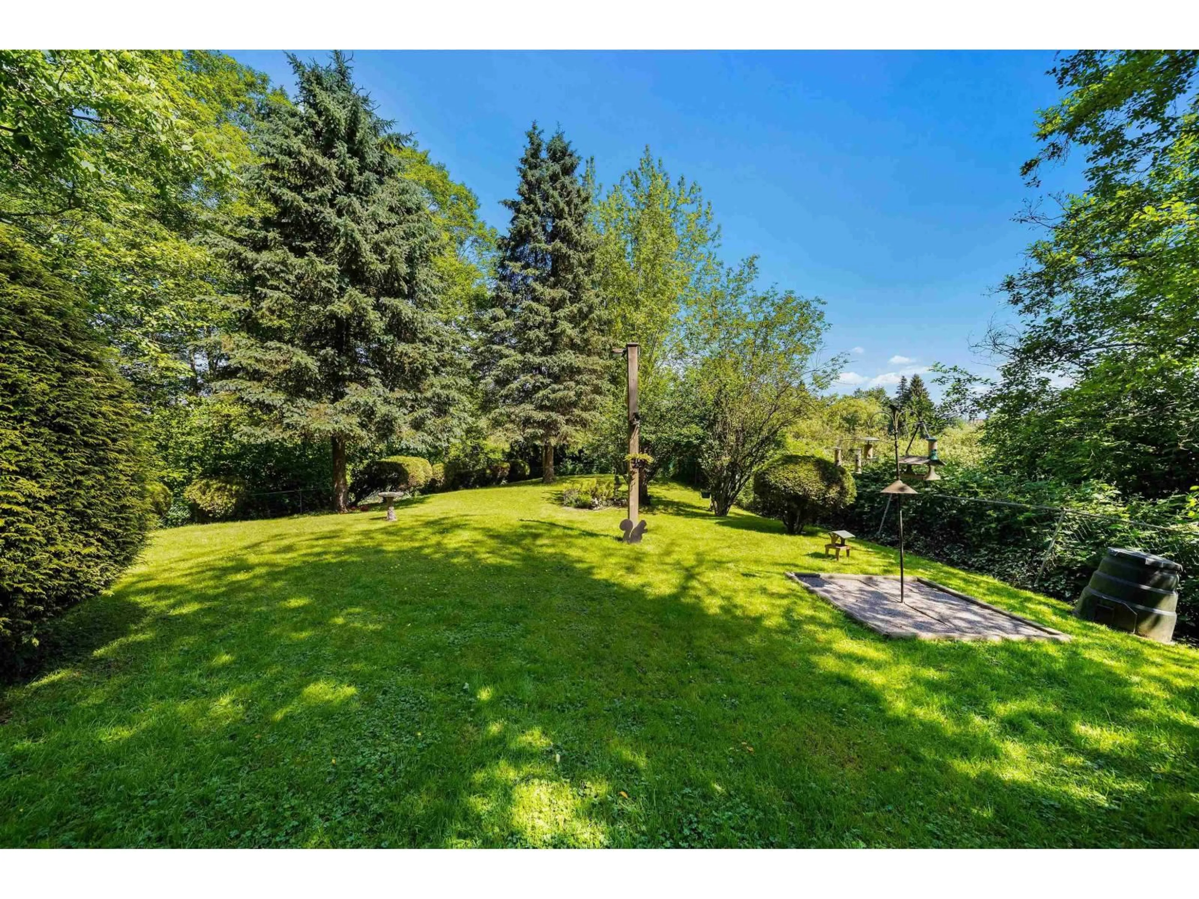 A pic from outside/outdoor area/front of a property/back of a property/a pic from drone, forest/trees view for 19949 51 AVENUE, Langley British Columbia V3A7P2