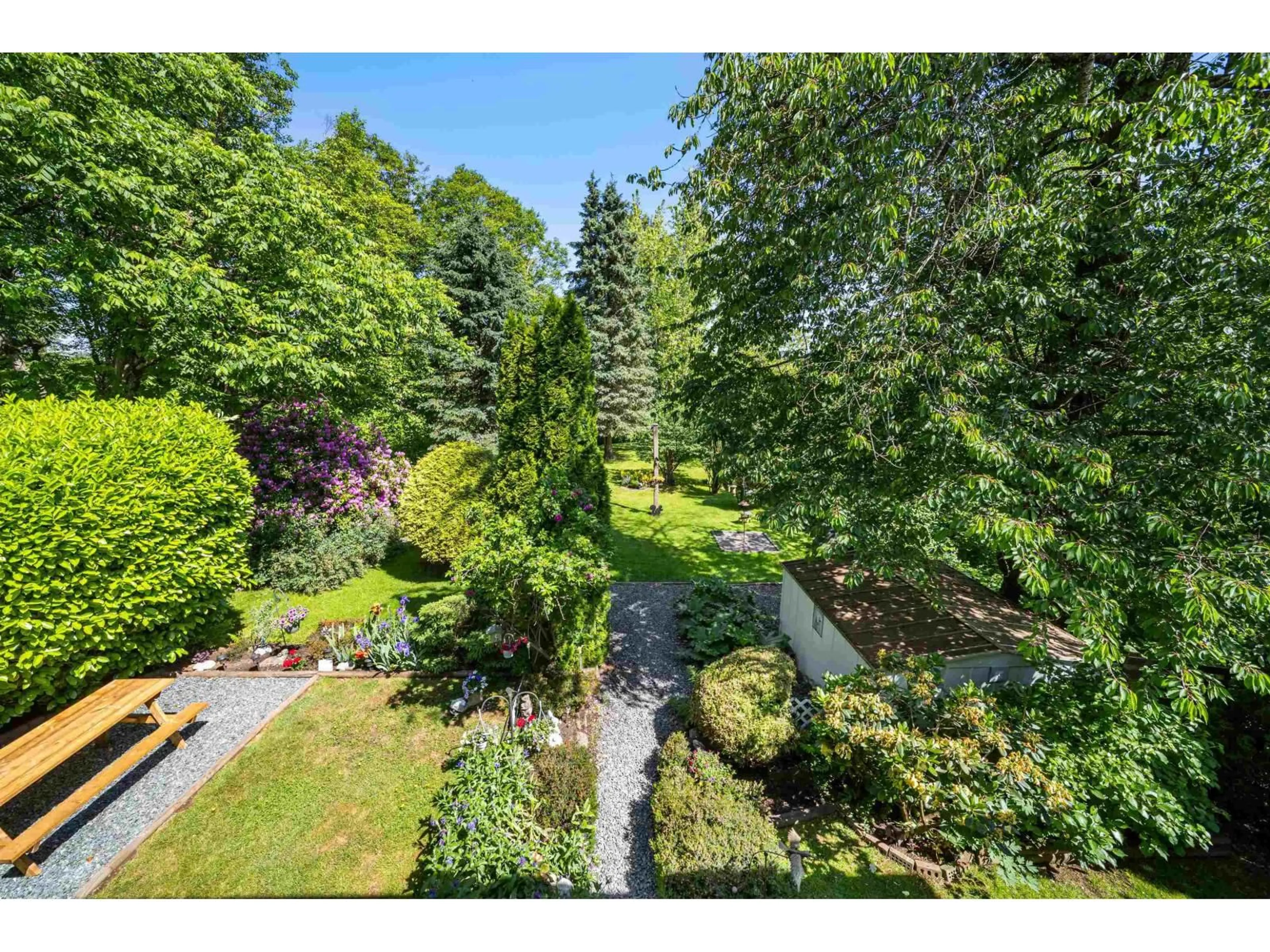 A pic from outside/outdoor area/front of a property/back of a property/a pic from drone, forest/trees view for 19949 51 AVENUE, Langley British Columbia V3A7P2