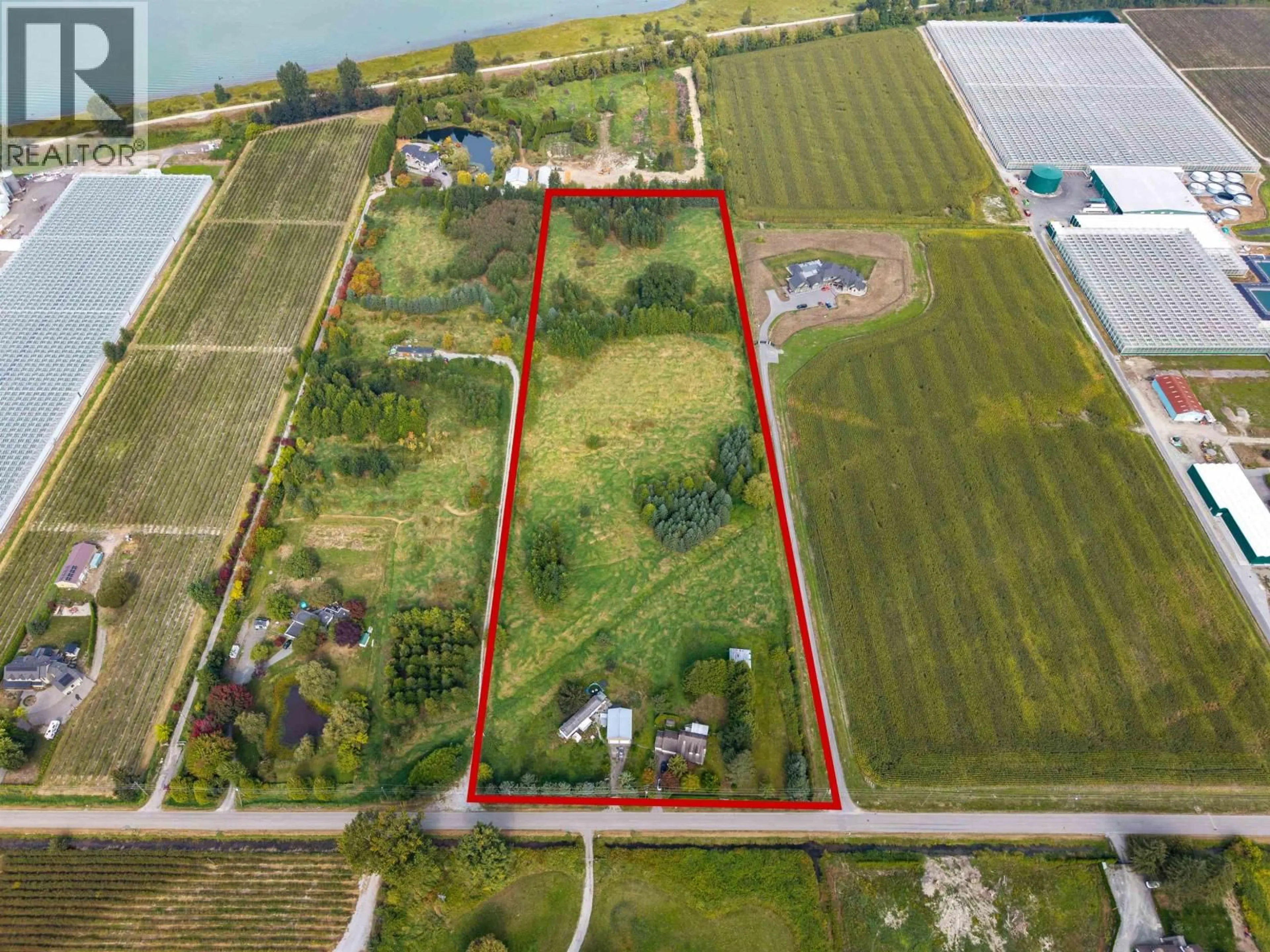 A pic from outside/outdoor area/front of a property/back of a property/a pic from drone, water/lake/river/ocean view for 19555 RICHARDSON ROAD, Pitt Meadows British Columbia V3Y1Z1
