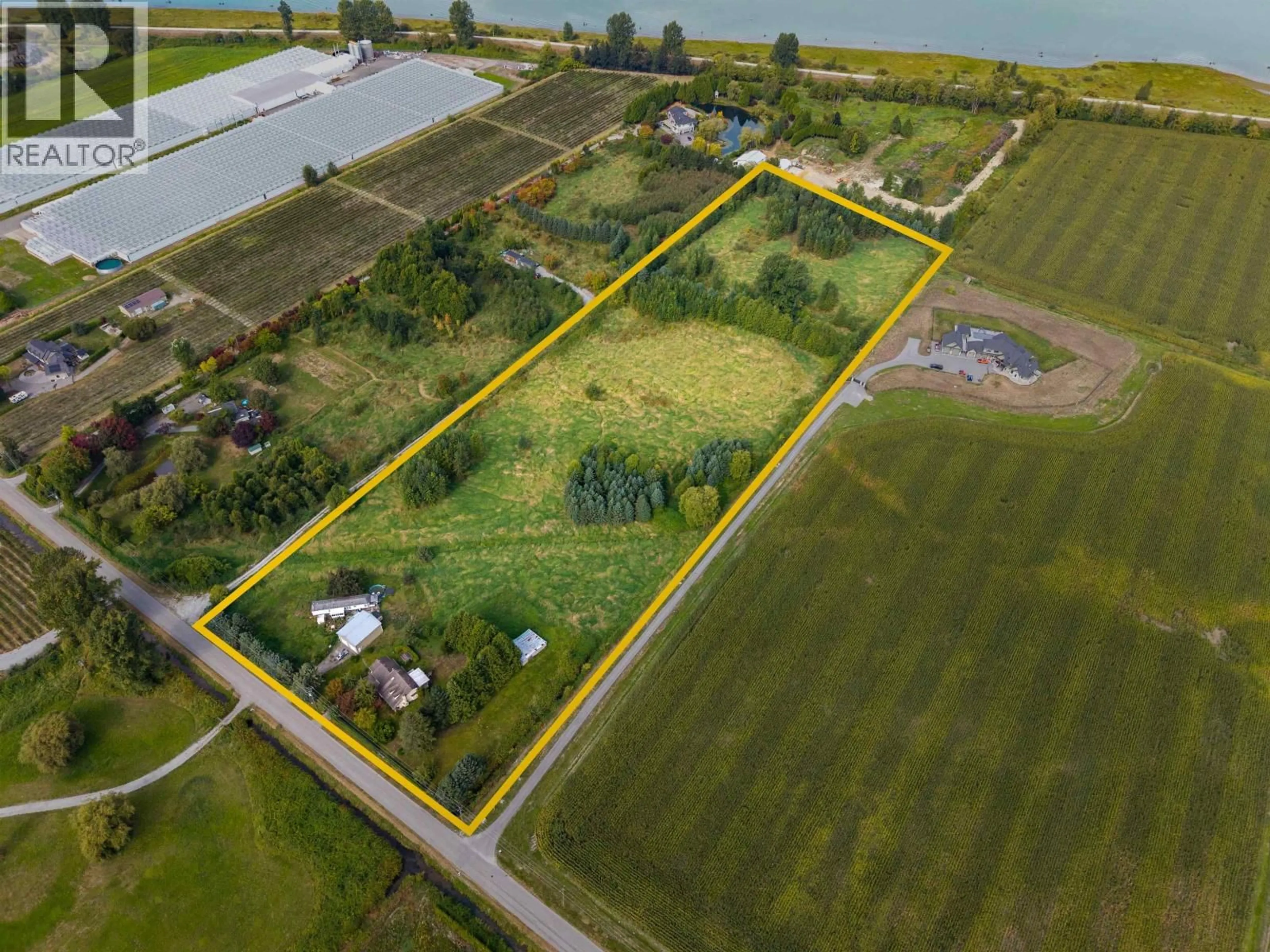 A pic from outside/outdoor area/front of a property/back of a property/a pic from drone, water/lake/river/ocean view for 19555 RICHARDSON ROAD, Pitt Meadows British Columbia V3Y1Z1