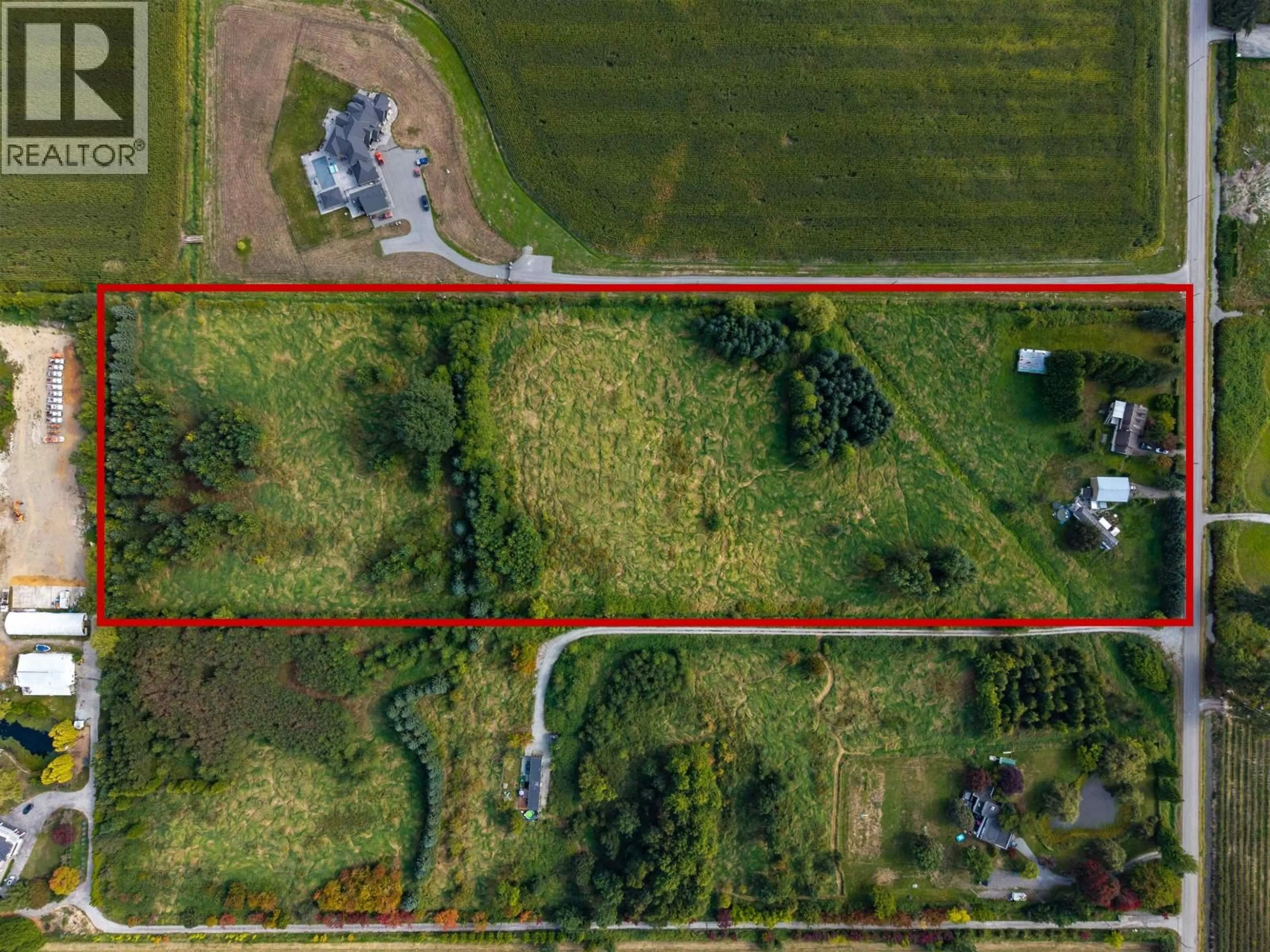 A pic from outside/outdoor area/front of a property/back of a property/a pic from drone, building for 19555 RICHARDSON ROAD, Pitt Meadows British Columbia V3Y1Z1