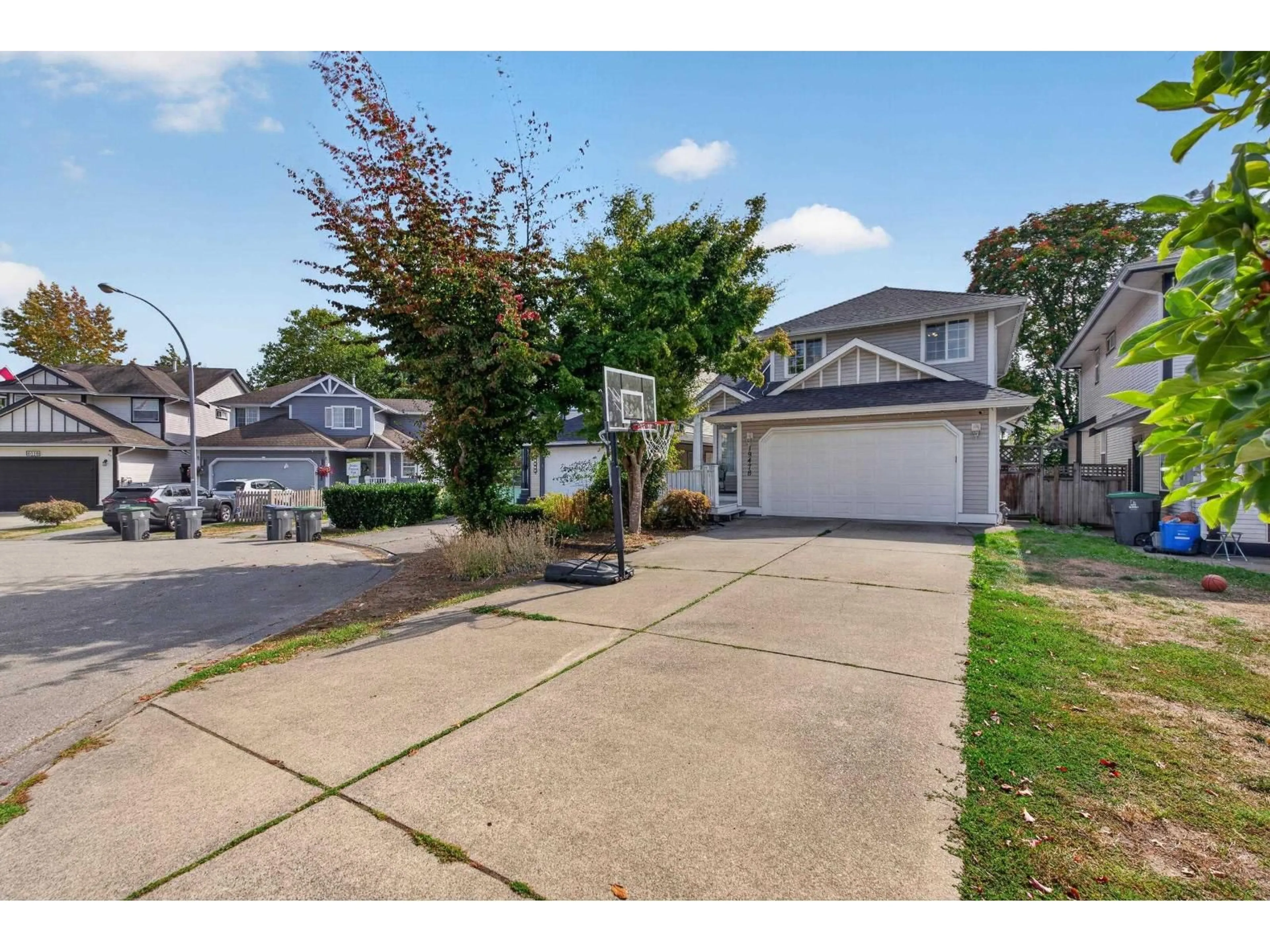 A pic from outside/outdoor area/front of a property/back of a property/a pic from drone, street for 19478 61 AVENUE, Surrey British Columbia V3S8Z6