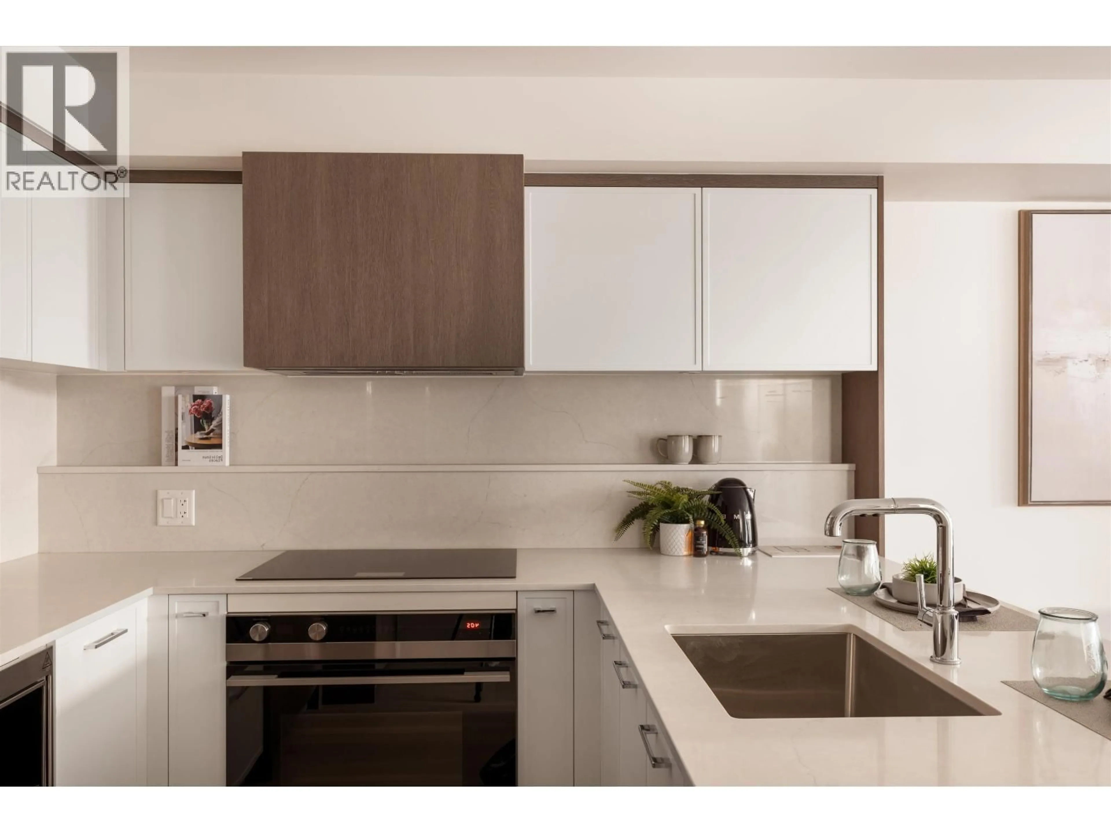 Contemporary kitchen, ceramic/tile floor for 101 - 378 45TH AVENUE, Vancouver British Columbia V5Y0P6