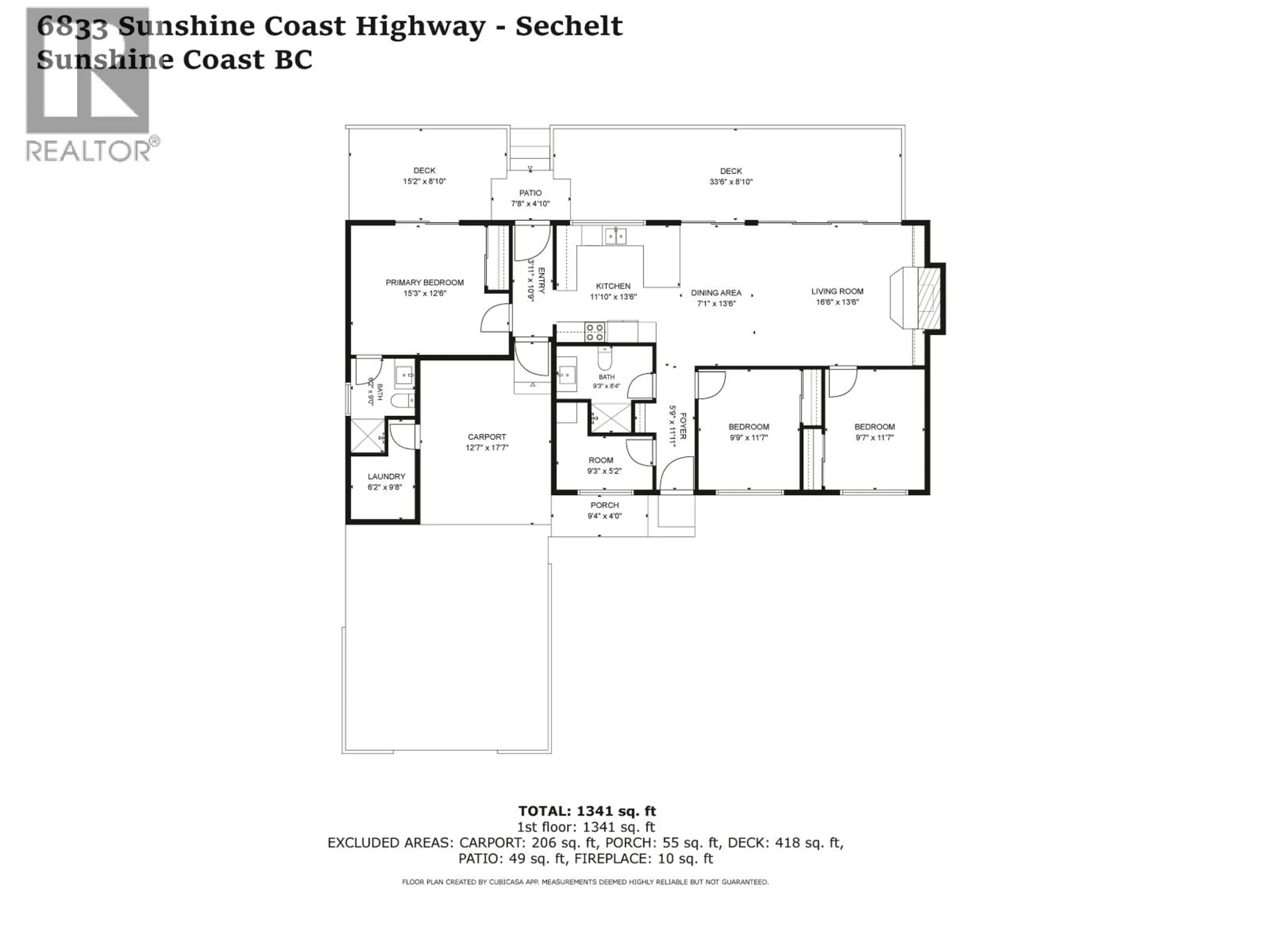Floor plan for 6833 SUNSHINE COAST HIGHWAY, Sechelt British Columbia V7Z0T2