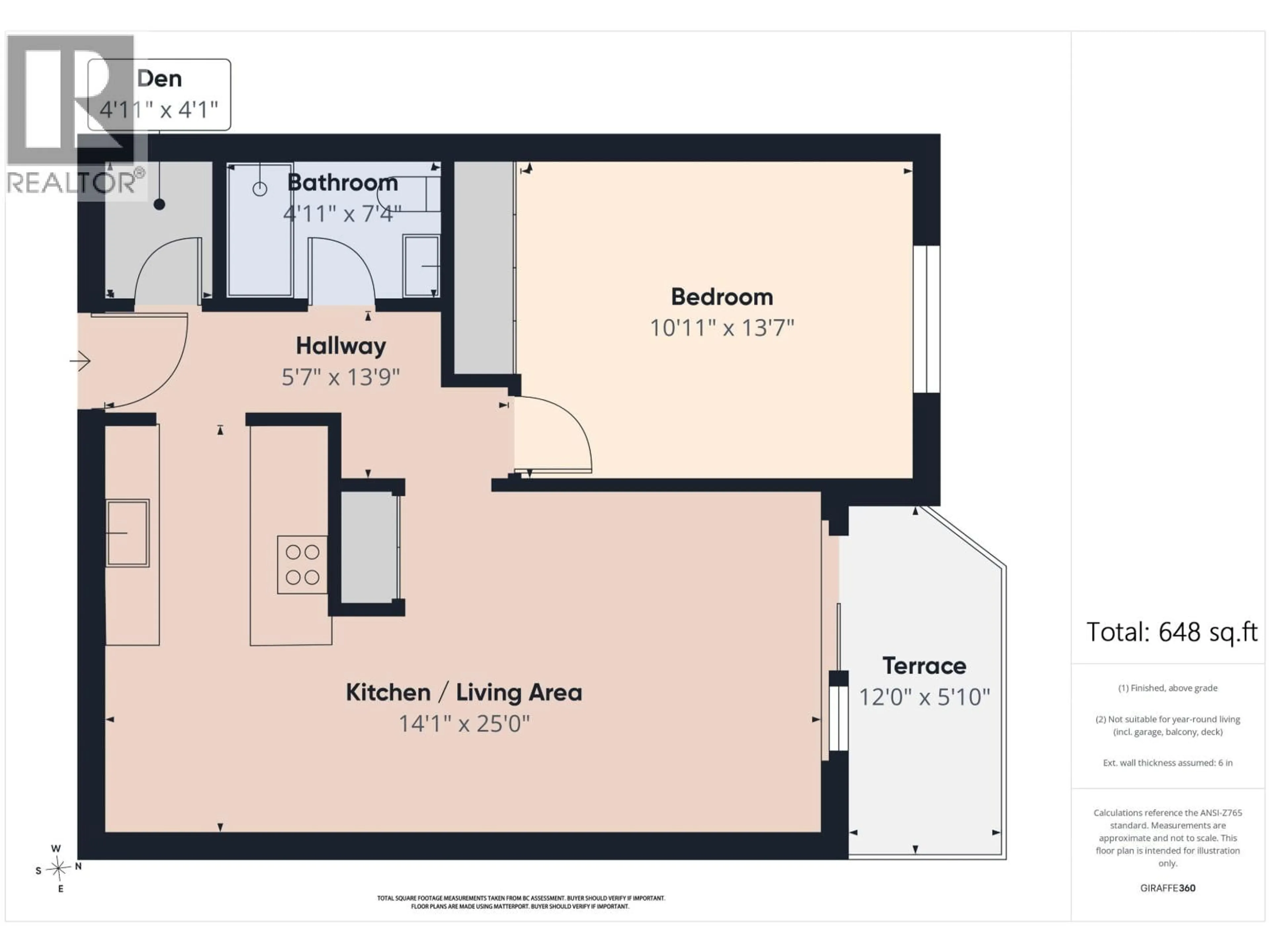 Floor plan for 227 - 8700 ACKROYD ROAD, Richmond British Columbia V6X3G2