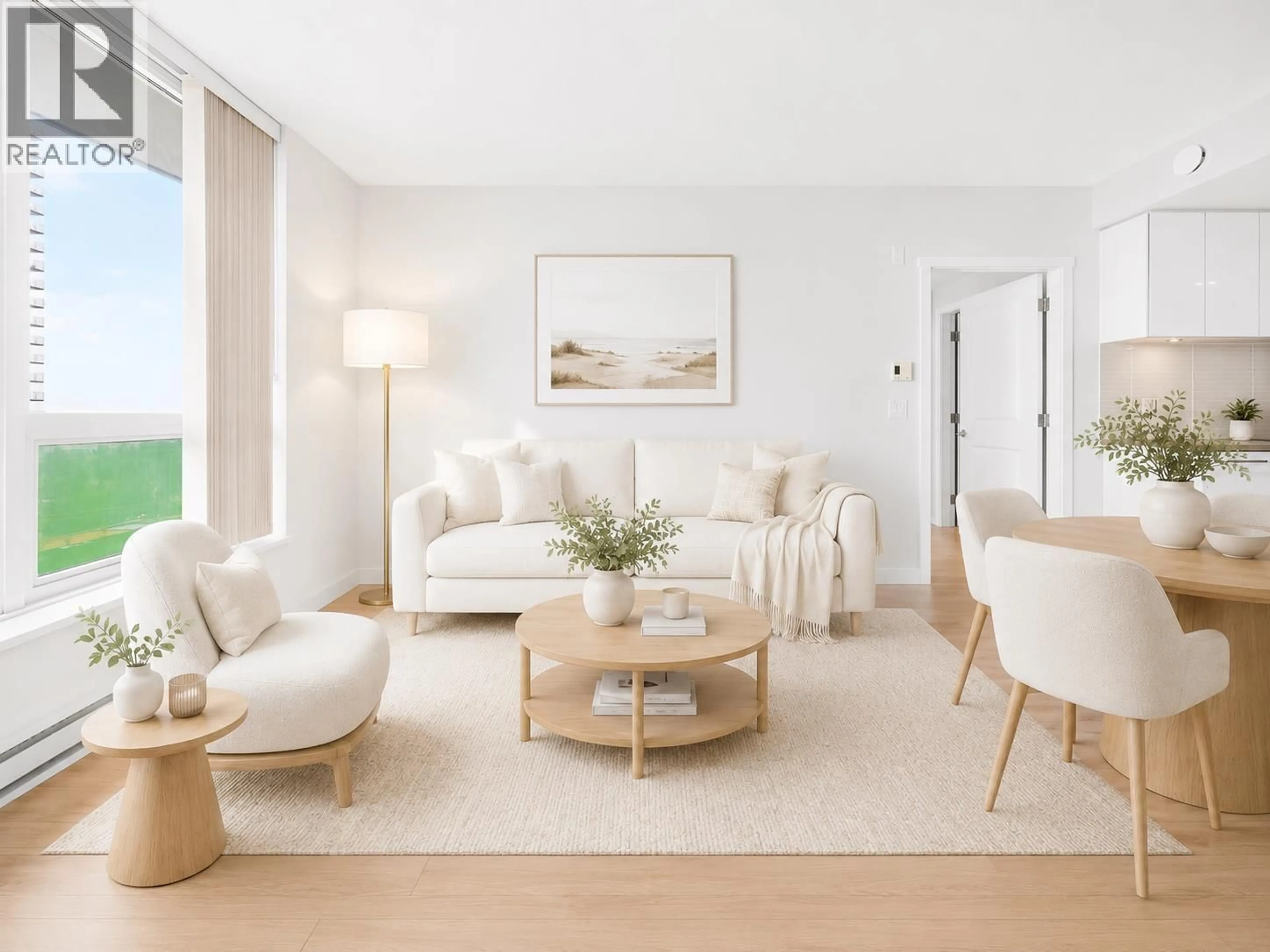 Living room with furniture, unknown for 1408 - 6638 DUNBLANE AVENUE, Burnaby British Columbia V5H0G8