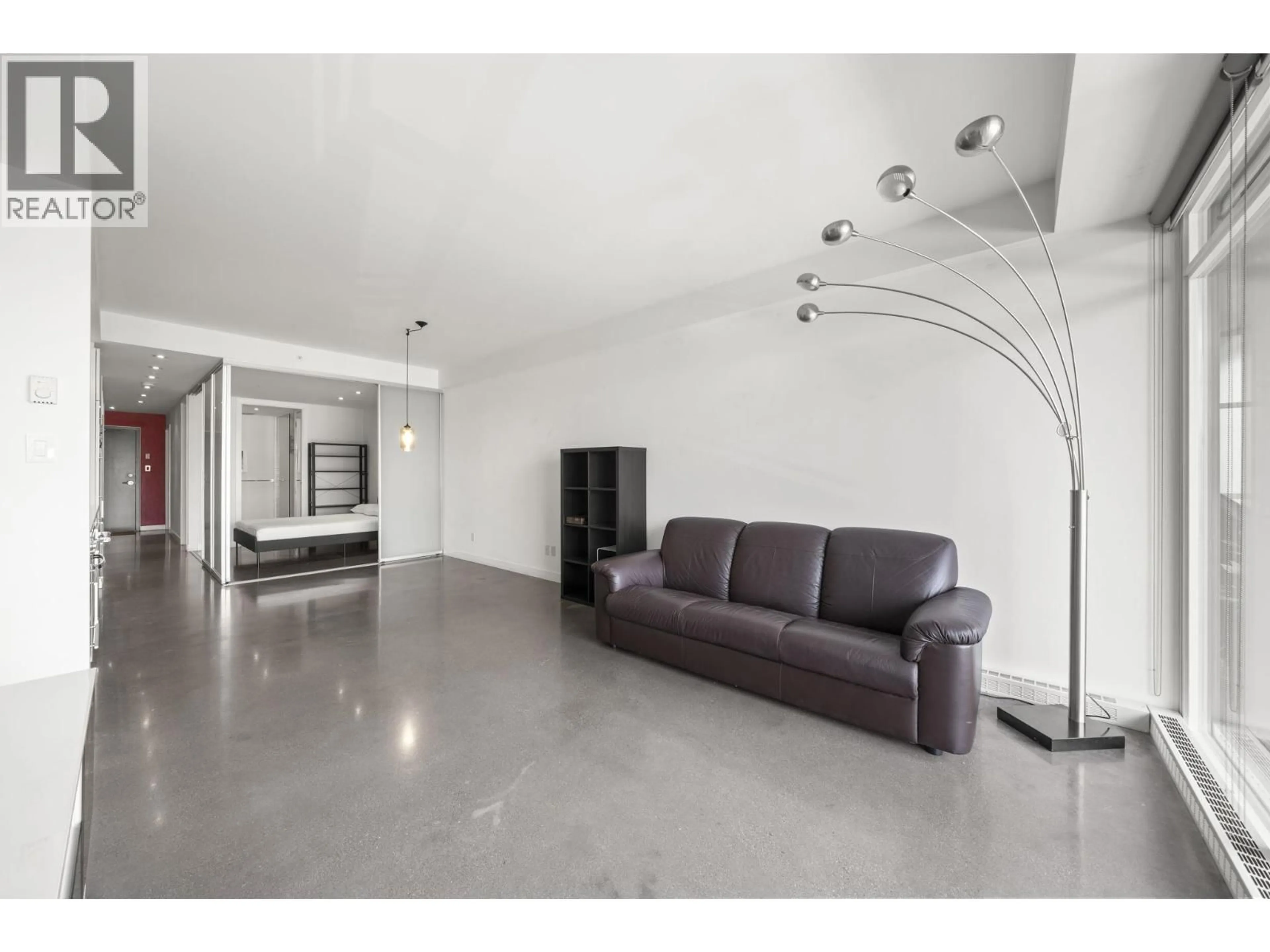 Living room with furniture, cement floor for 413 - 256 E 2ND AVENUE, Vancouver British Columbia V5T0A7