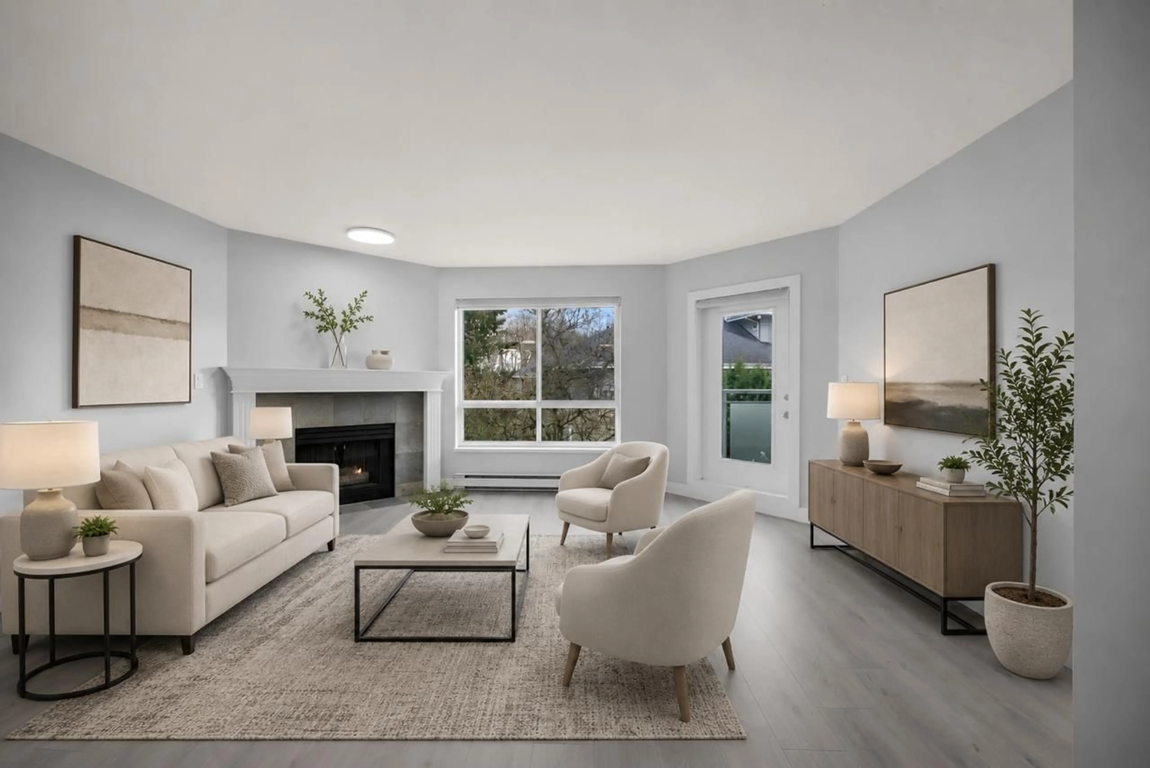 Living room with furniture, unknown for 205 - 13680 84 AVENUE, Surrey British Columbia V3W0T6
