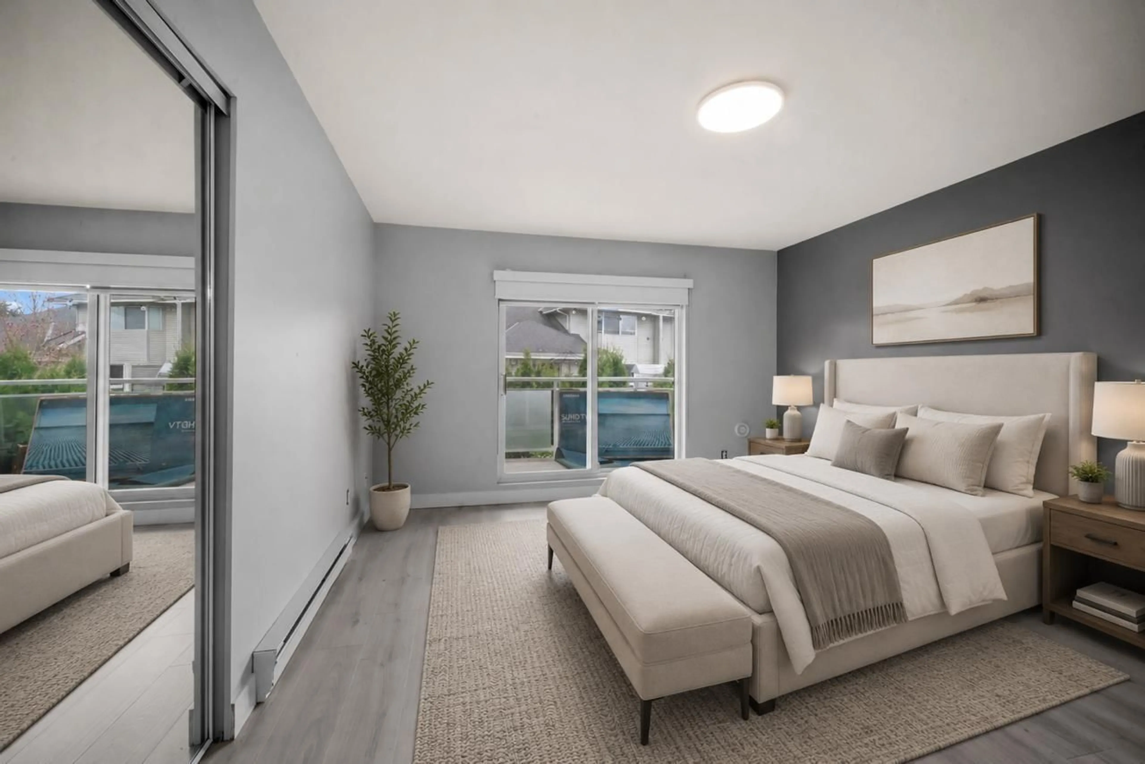 Bedroom with bed, unknown for 205 - 13680 84 AVENUE, Surrey British Columbia V3W0T6