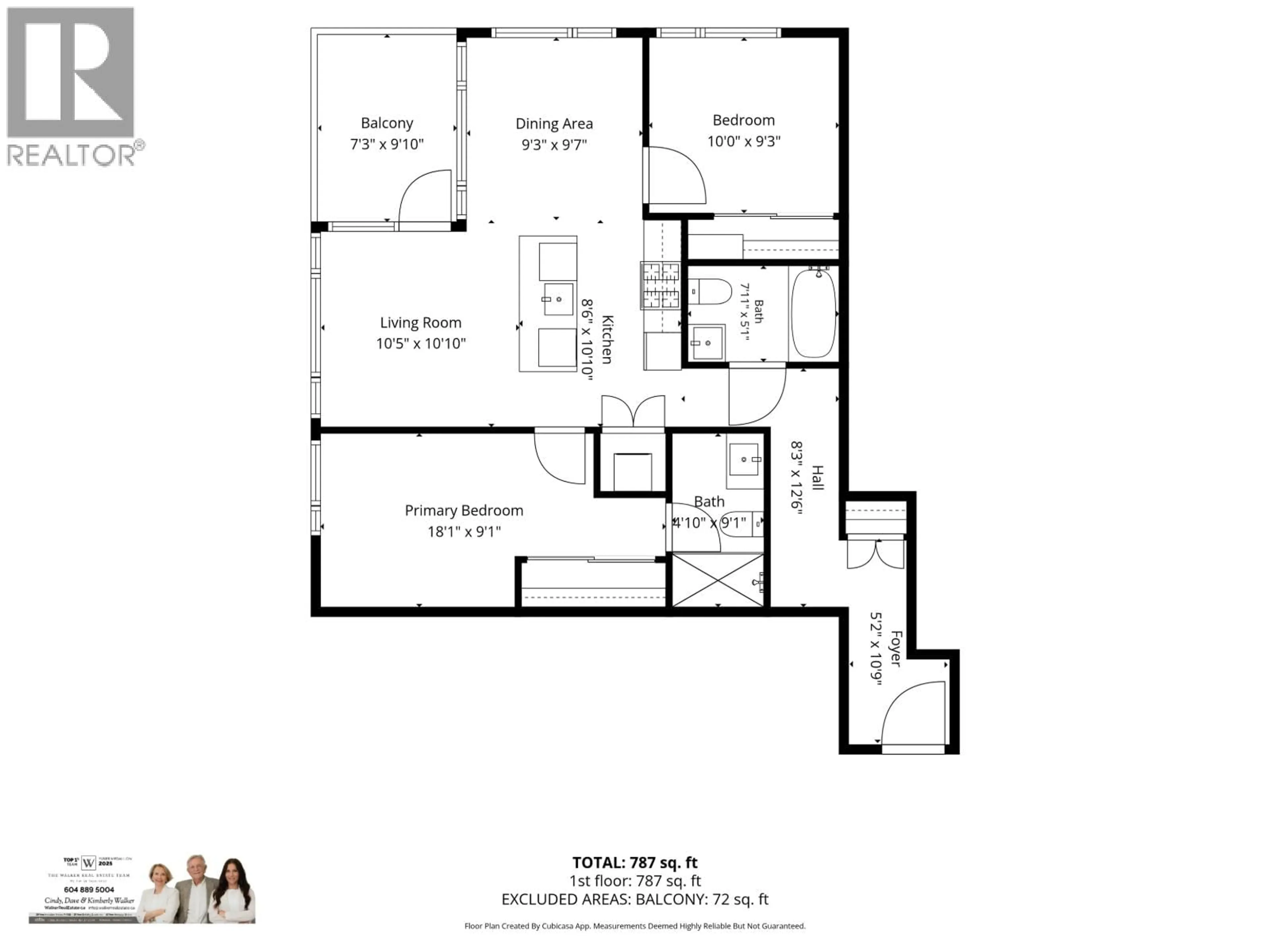 Floor plan for 907 - 110 SWITCHMEN STREET, Vancouver British Columbia V6A0C6