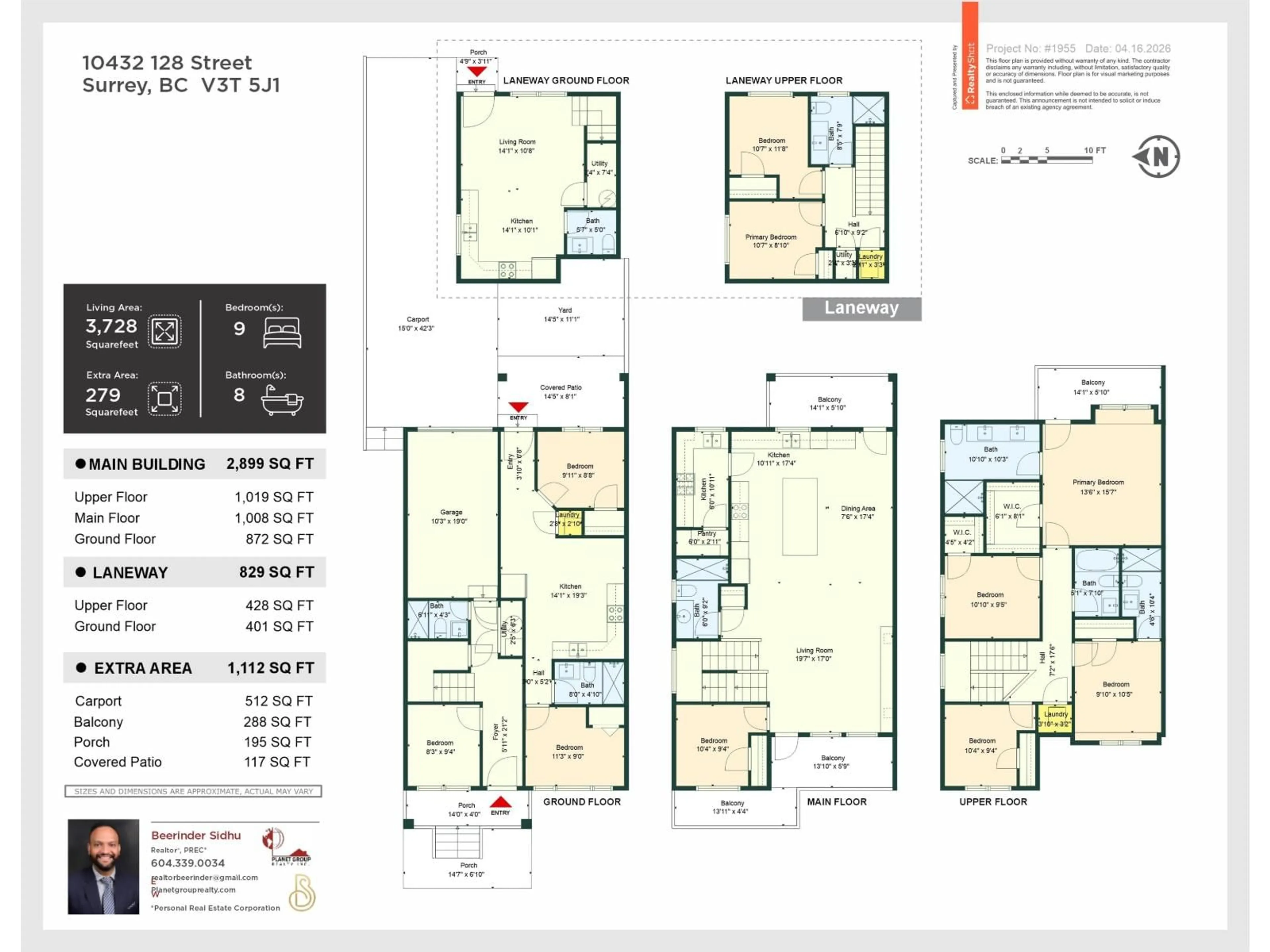 Floor plan for 102 - 10432 128 STREET, Surrey British Columbia V3T5J1