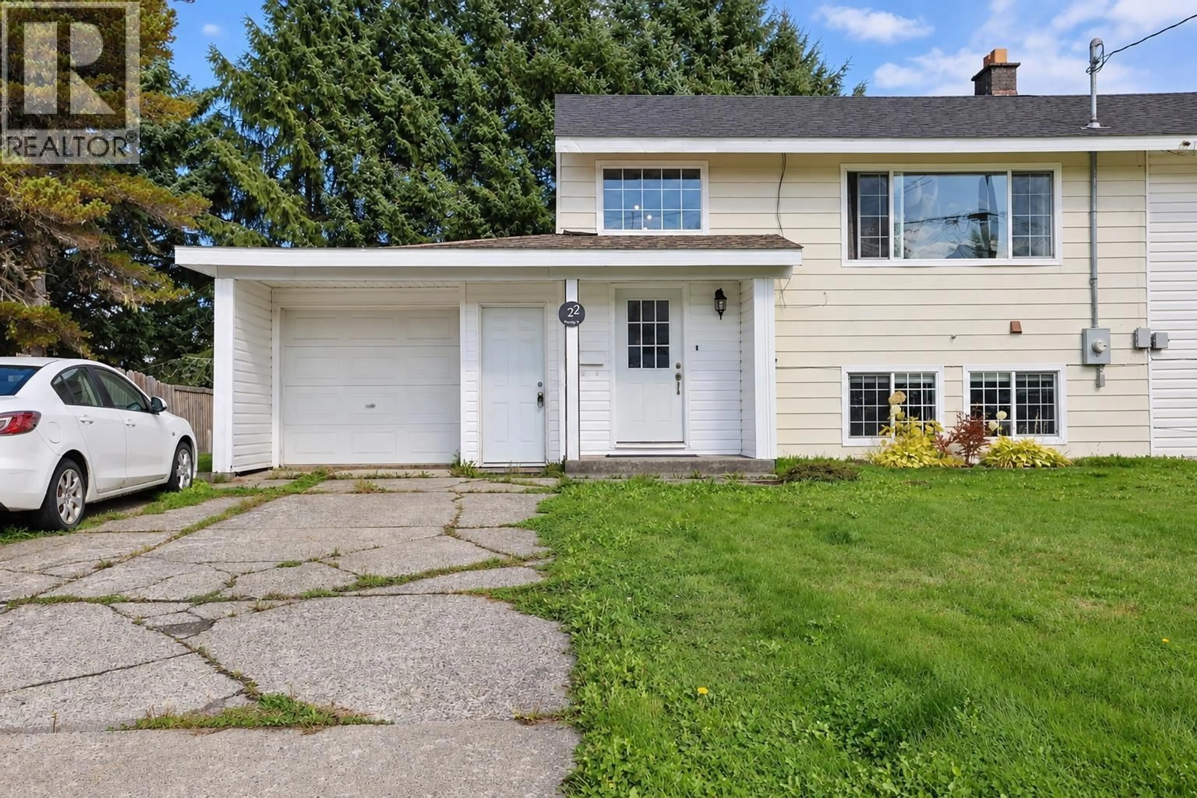 Home with vinyl exterior material, street for 22 PARTRIDGE STREET, Kitimat British Columbia V8C1L5