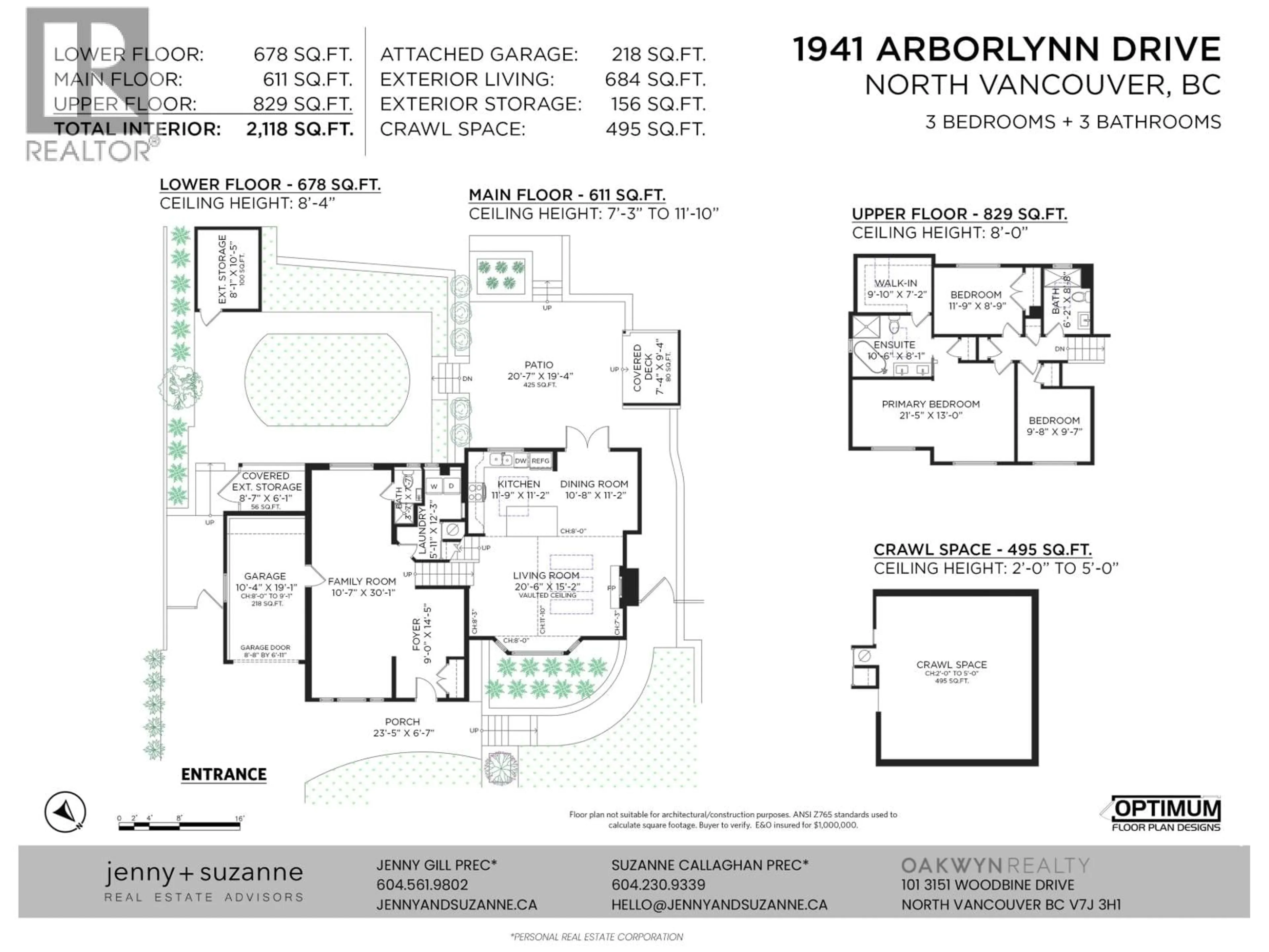 Floor plan for 1941 ARBORLYNN DRIVE, North Vancouver British Columbia V7J2V7