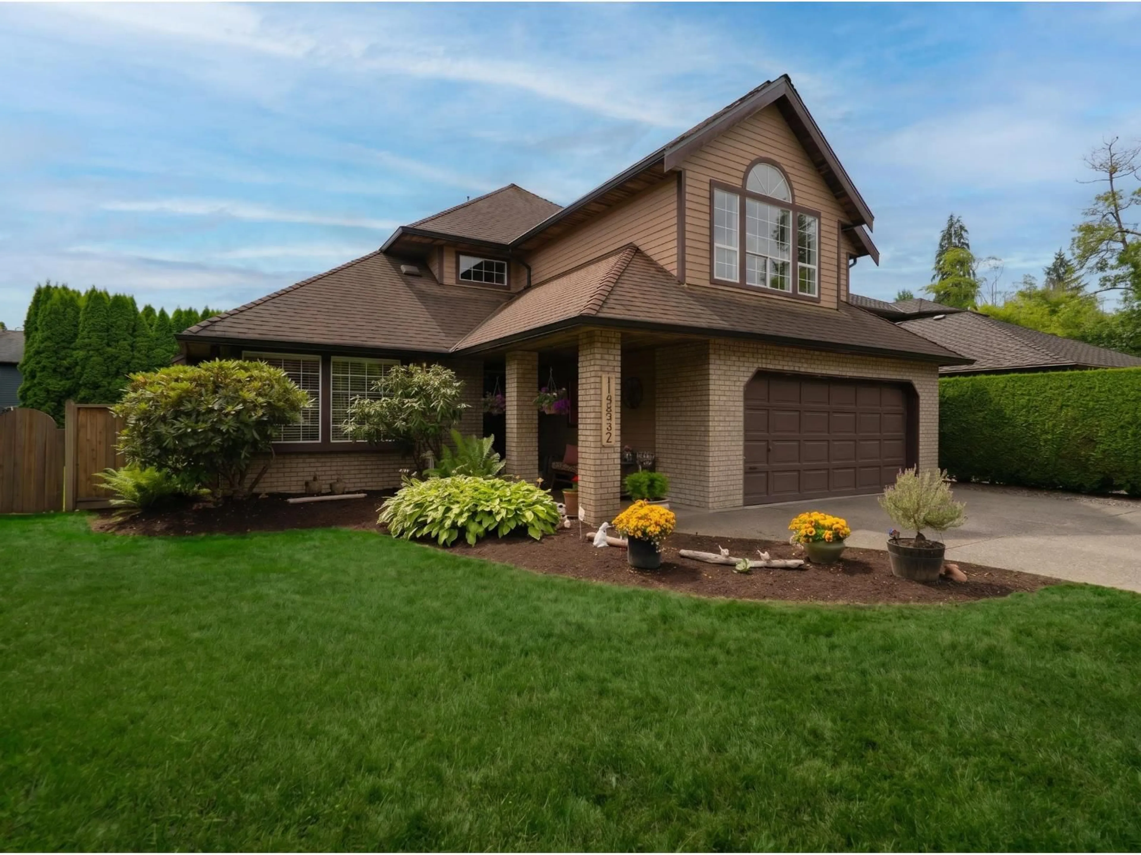 Home with brick exterior material, street for 14832 83 AVENUE, Surrey British Columbia V3S7S1