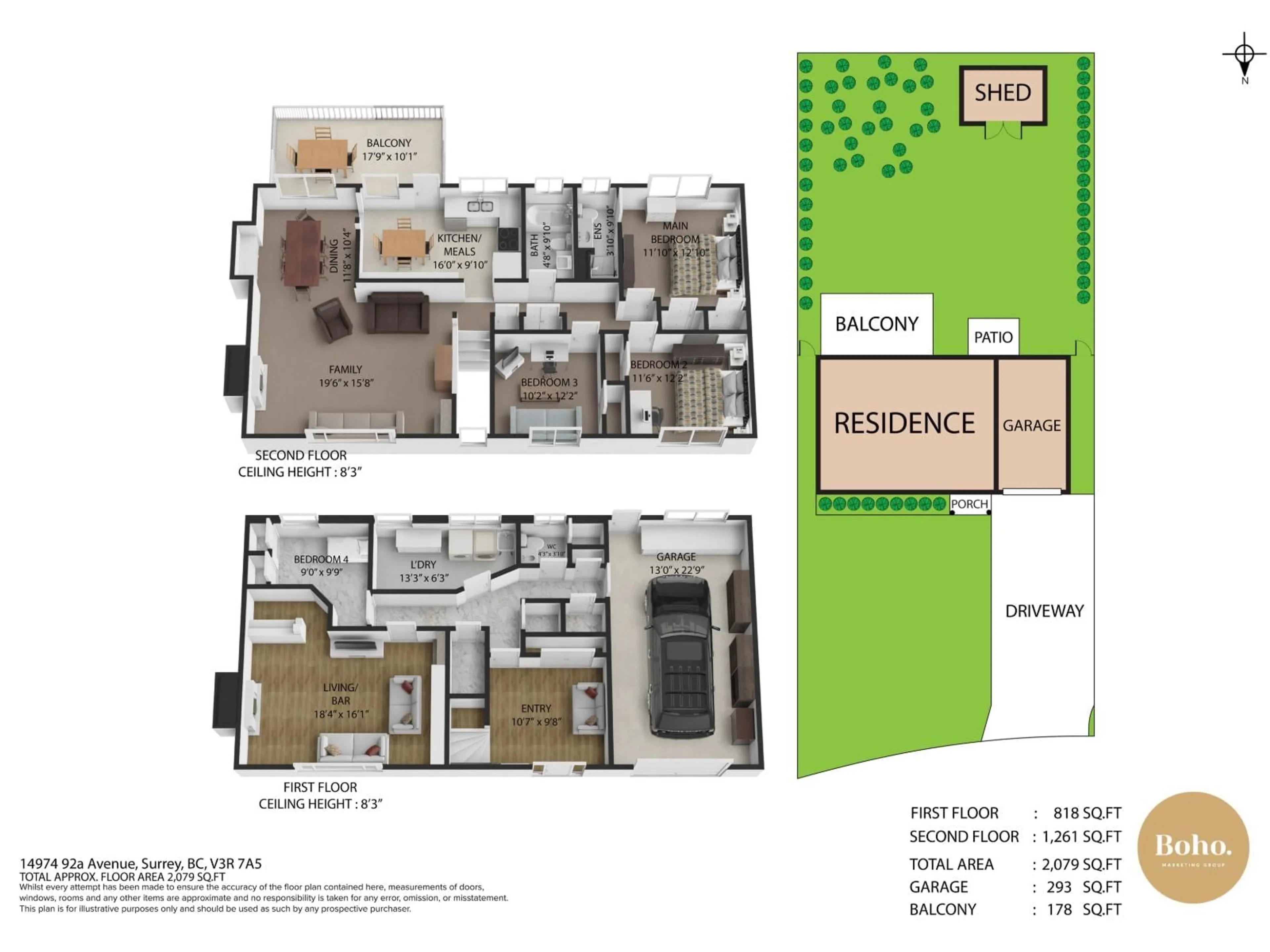 Floor plan for 14974 92A AVENUE, Surrey British Columbia V3R7A5