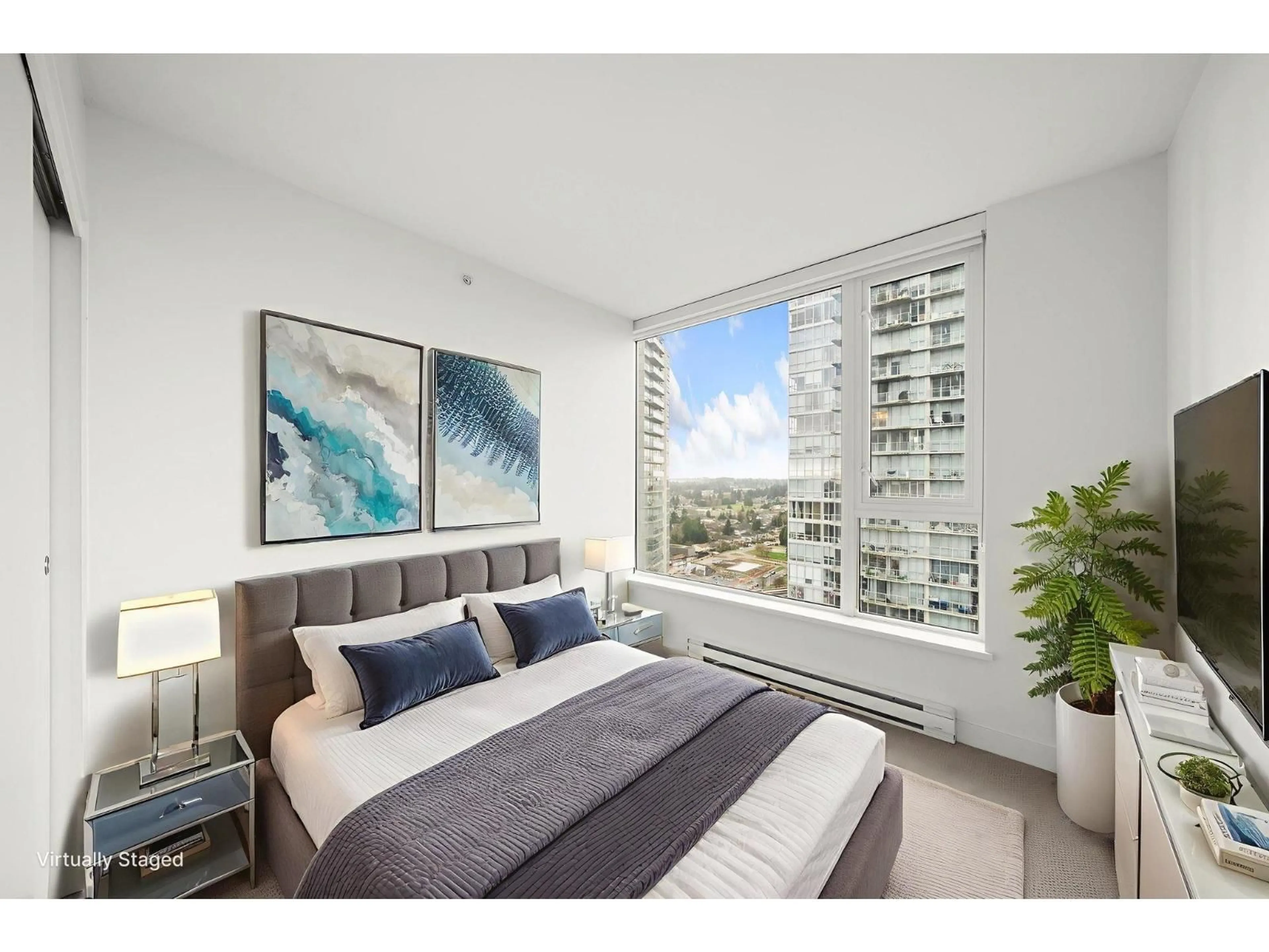 Bedroom with bed, unknown for 3209 - 13696 100 AVENUE, Surrey British Columbia V3T0L5