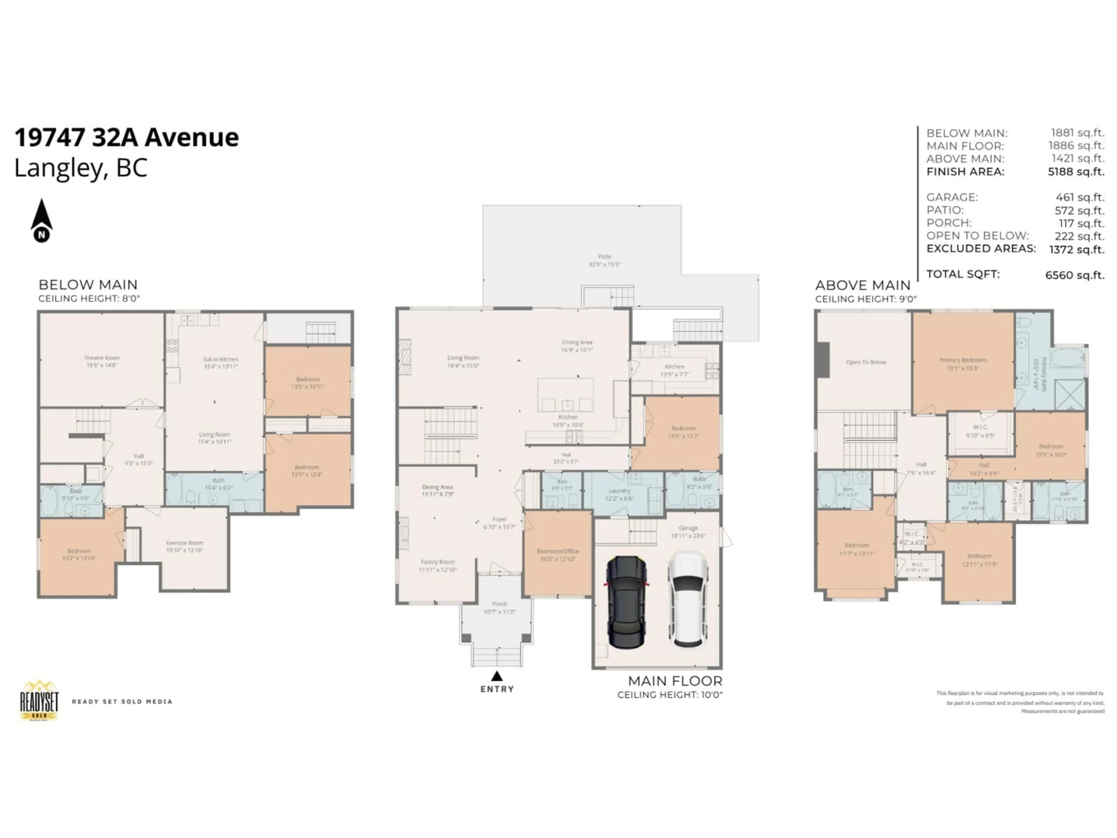 Floor plan for 19747 32A AVENUE, Langley British Columbia V3A0N9