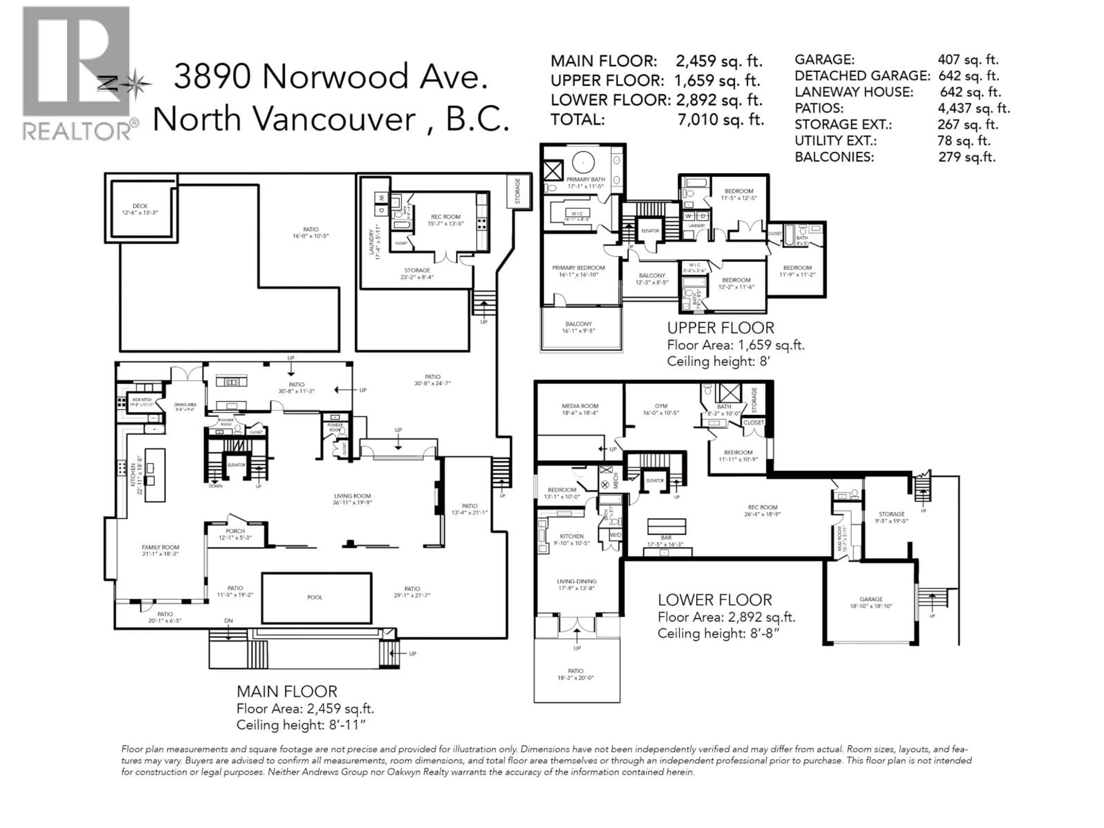 Floor plan for 3980 NORWOOD AVENUE, North Vancouver British Columbia V7N3R3