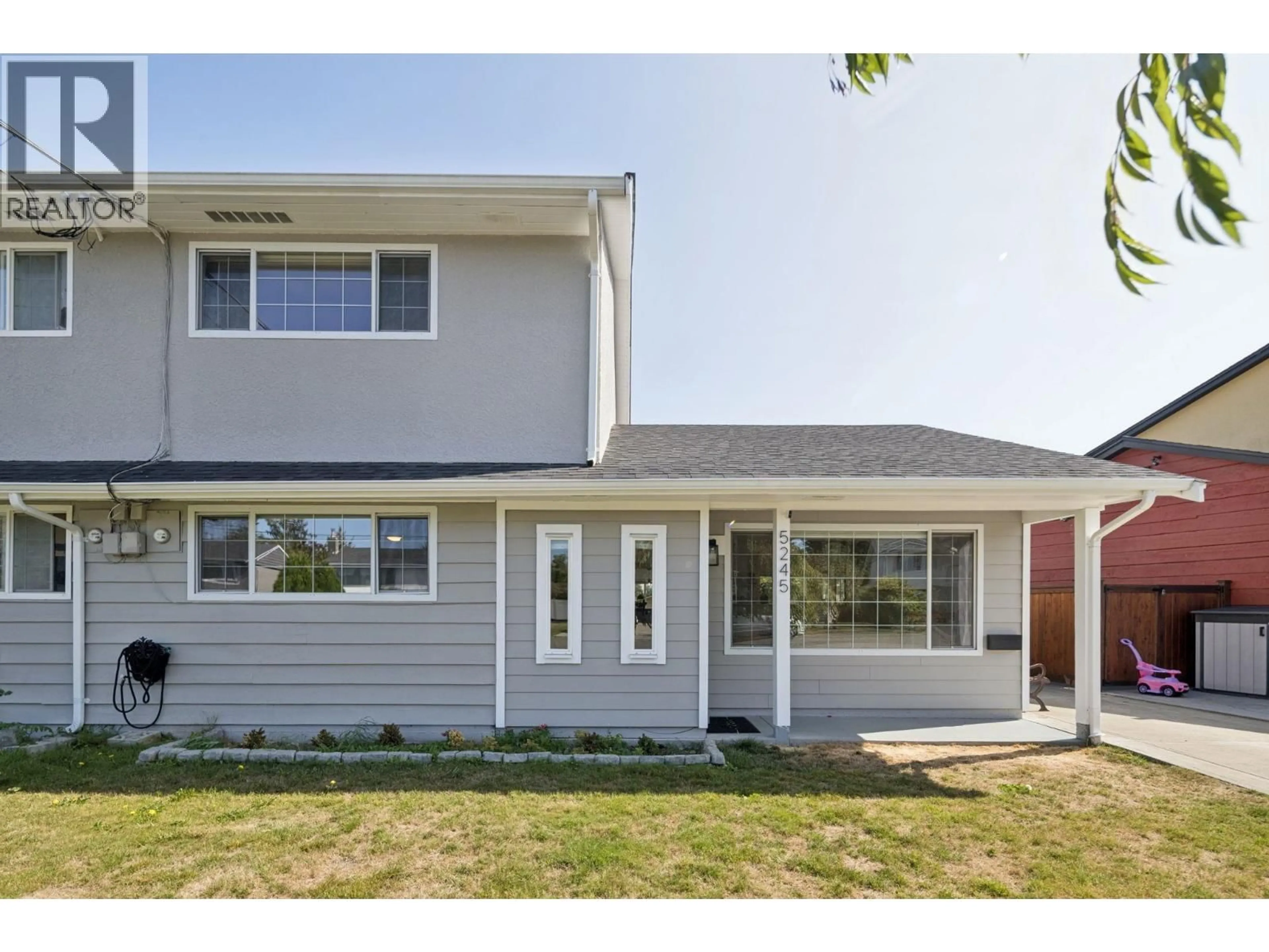 Home with vinyl exterior material, street for 5245 MAPLE CRESCENT, Delta British Columbia V4K1G1