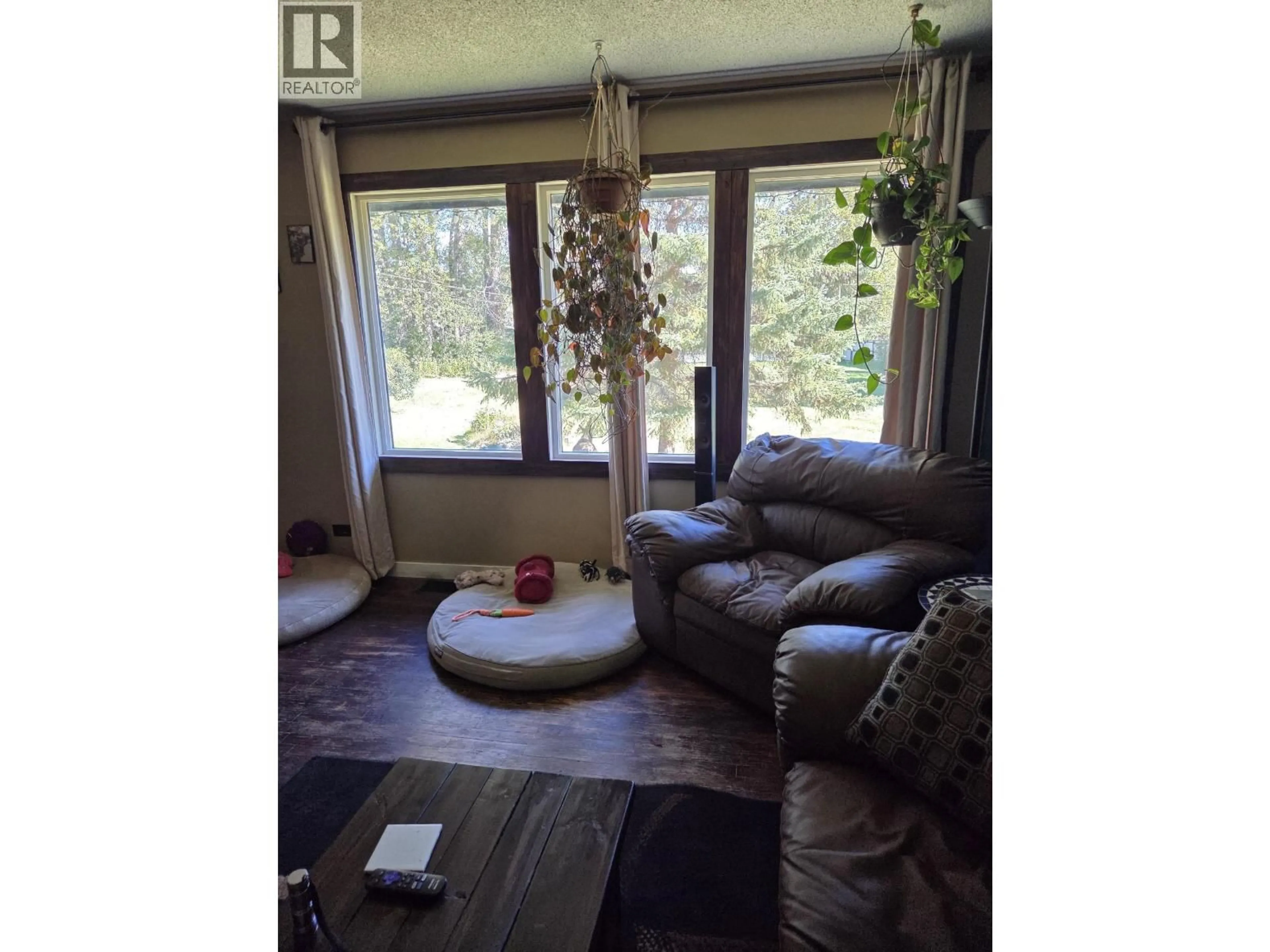 Living room with furniture, wood/laminate floor for 353 ARNETT ROAD, Willow River British Columbia V0J3C0