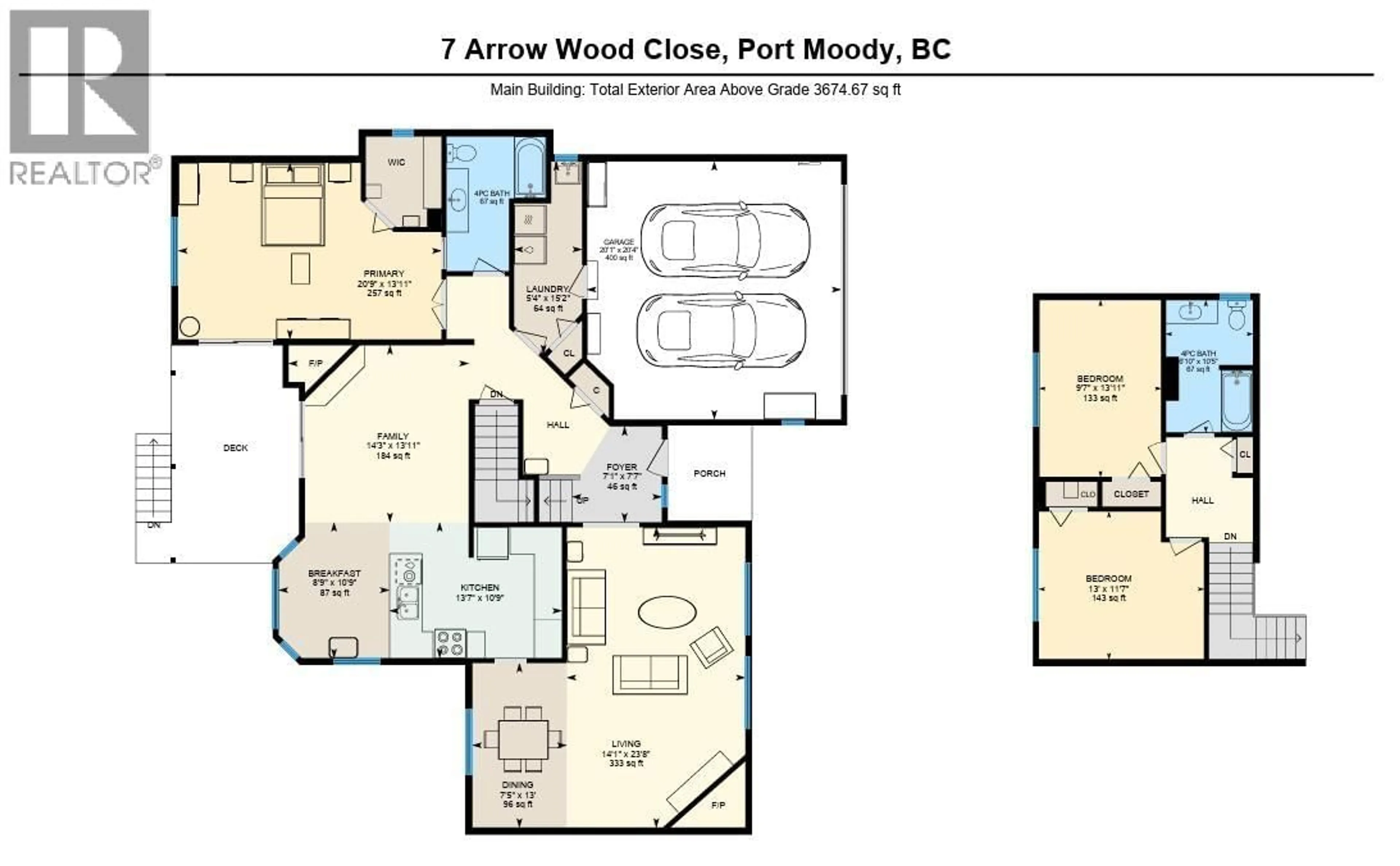 Floor plan for 7 ARROW-WOOD CLOSE, Port Moody British Columbia V3H4G1