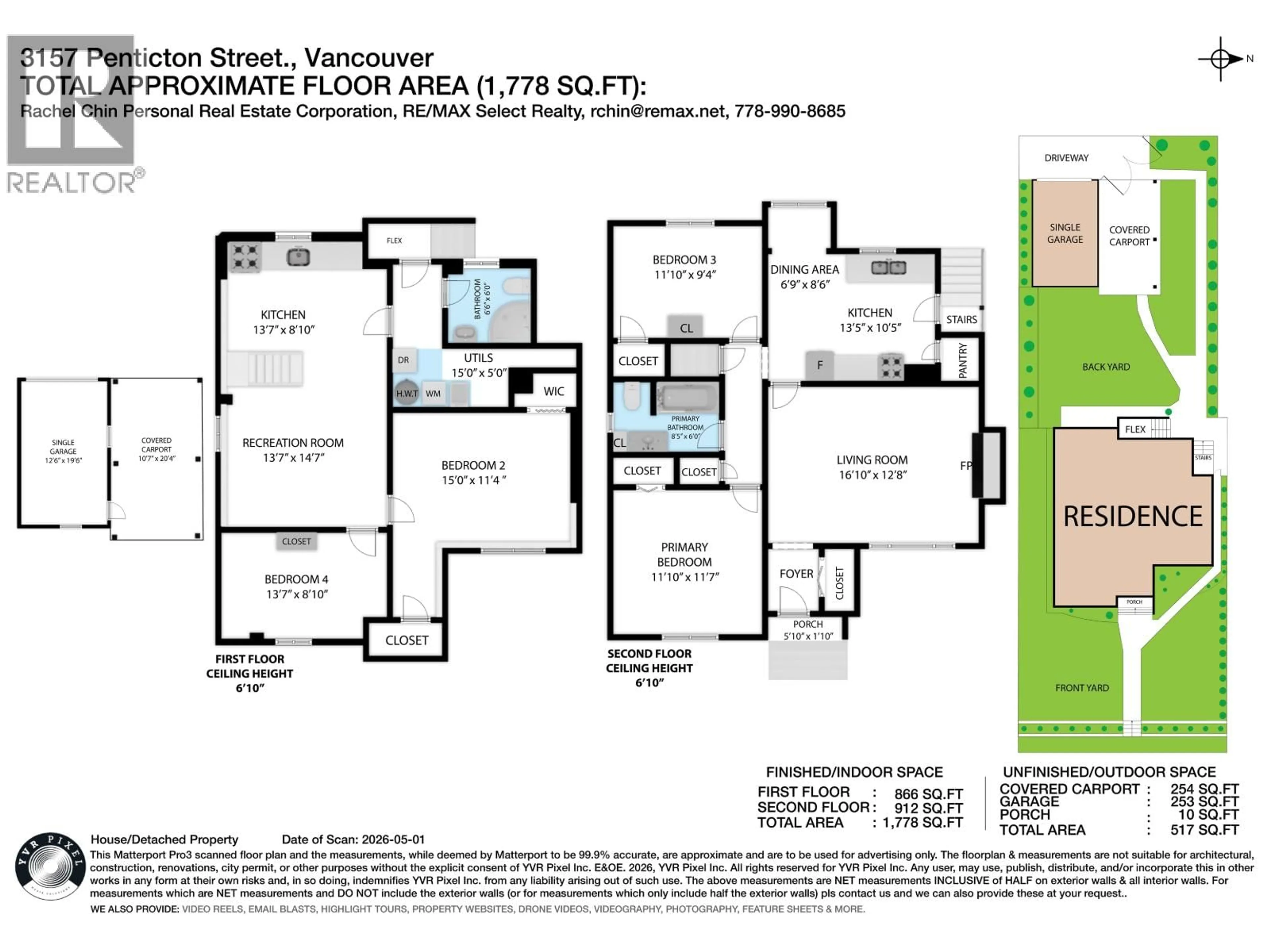 Floor plan for 3157 PENTICTON STREET, Vancouver British Columbia V5M3C6