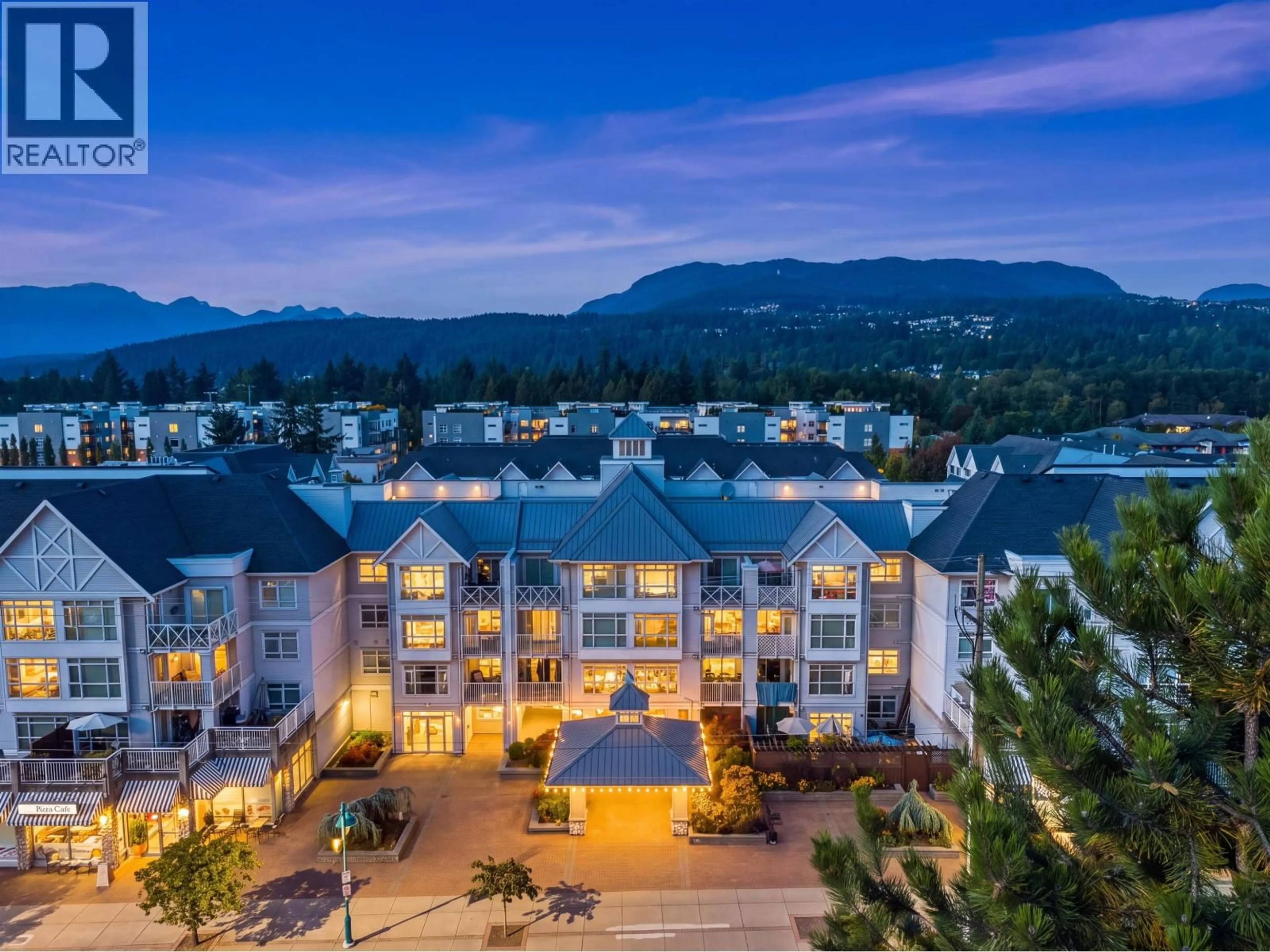 A pic from outside/outdoor area/front of a property/back of a property/a pic from drone, mountain view for 229 - 3122 ST JOHNS STREET, Port Moody British Columbia V3H5C8