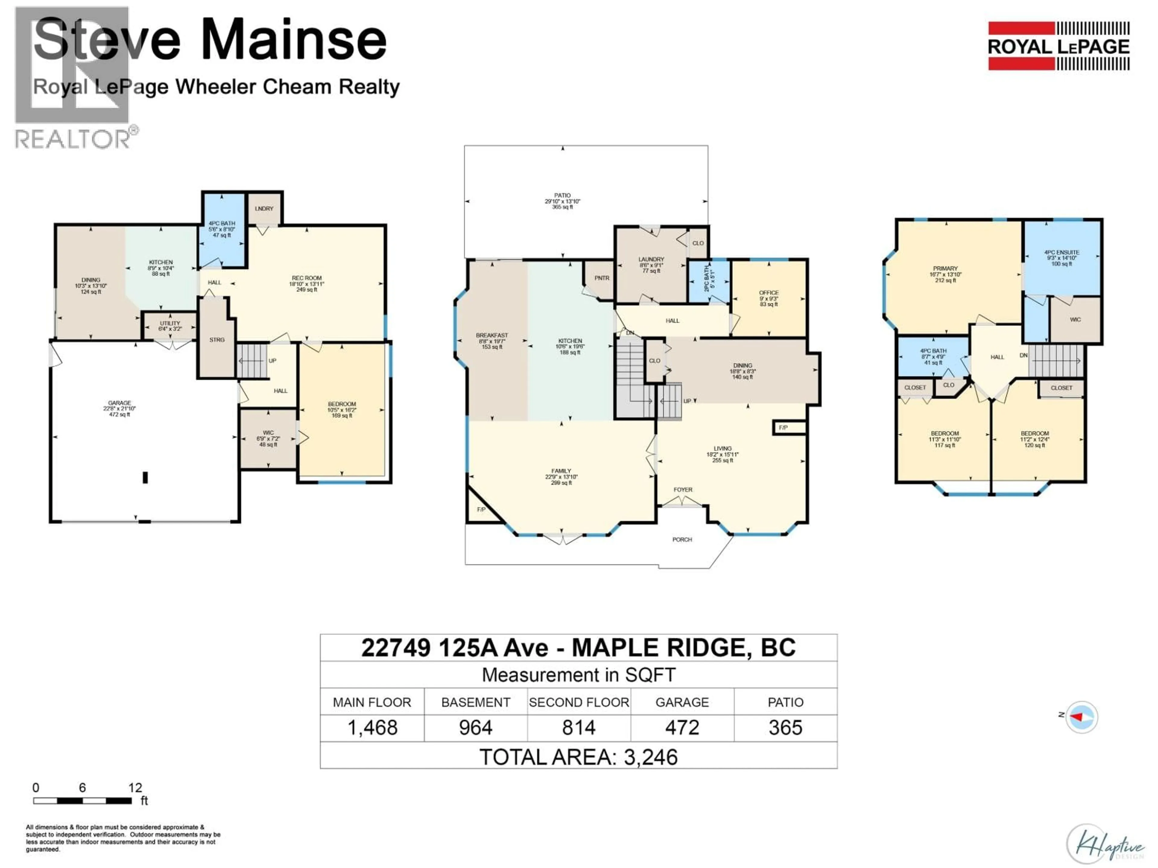 Floor plan for 22749 125A AVENUE, Maple Ridge British Columbia V2X3T8