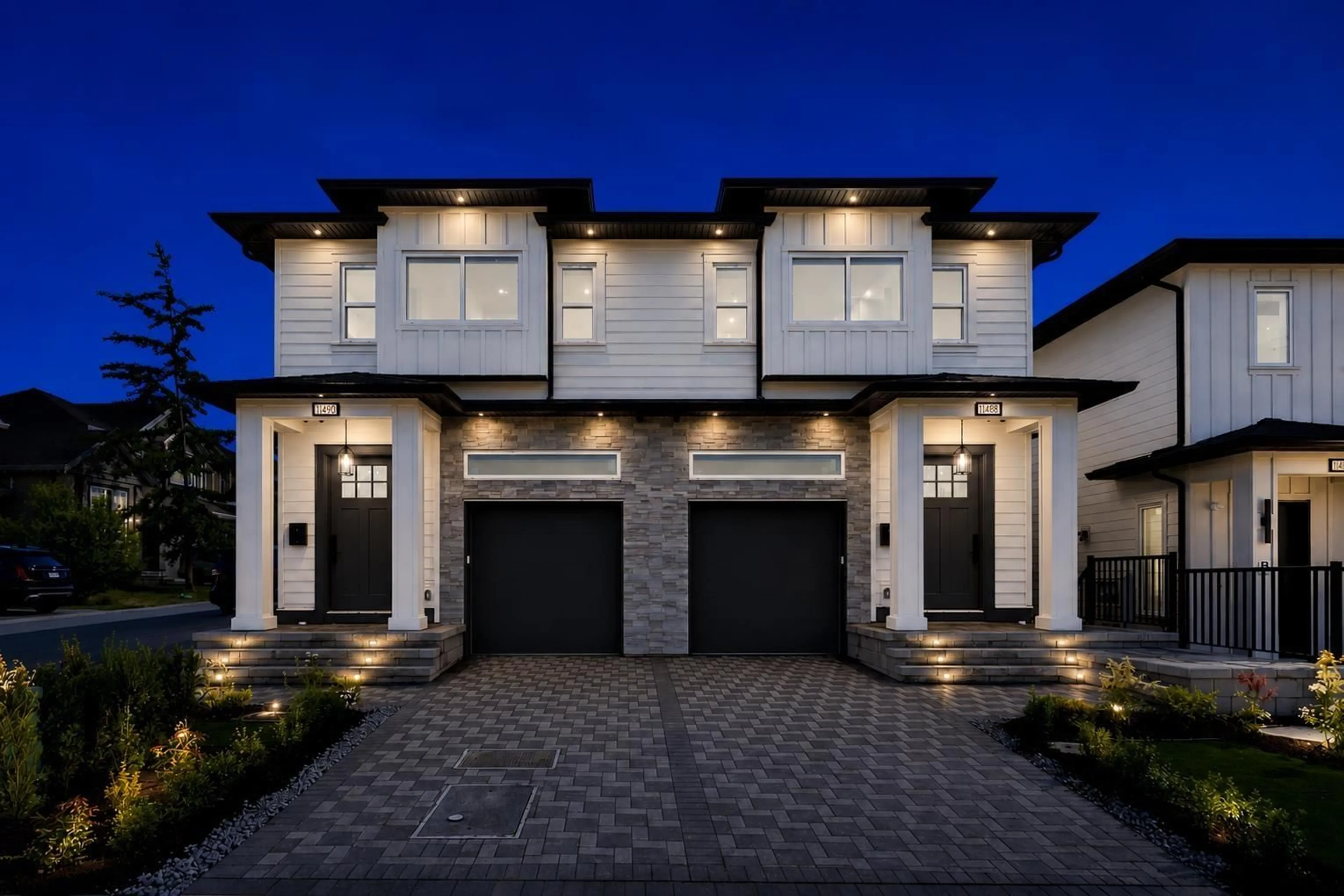 Home with brick exterior material, street for 11490 92 AVENUE, Delta British Columbia V4C3K7