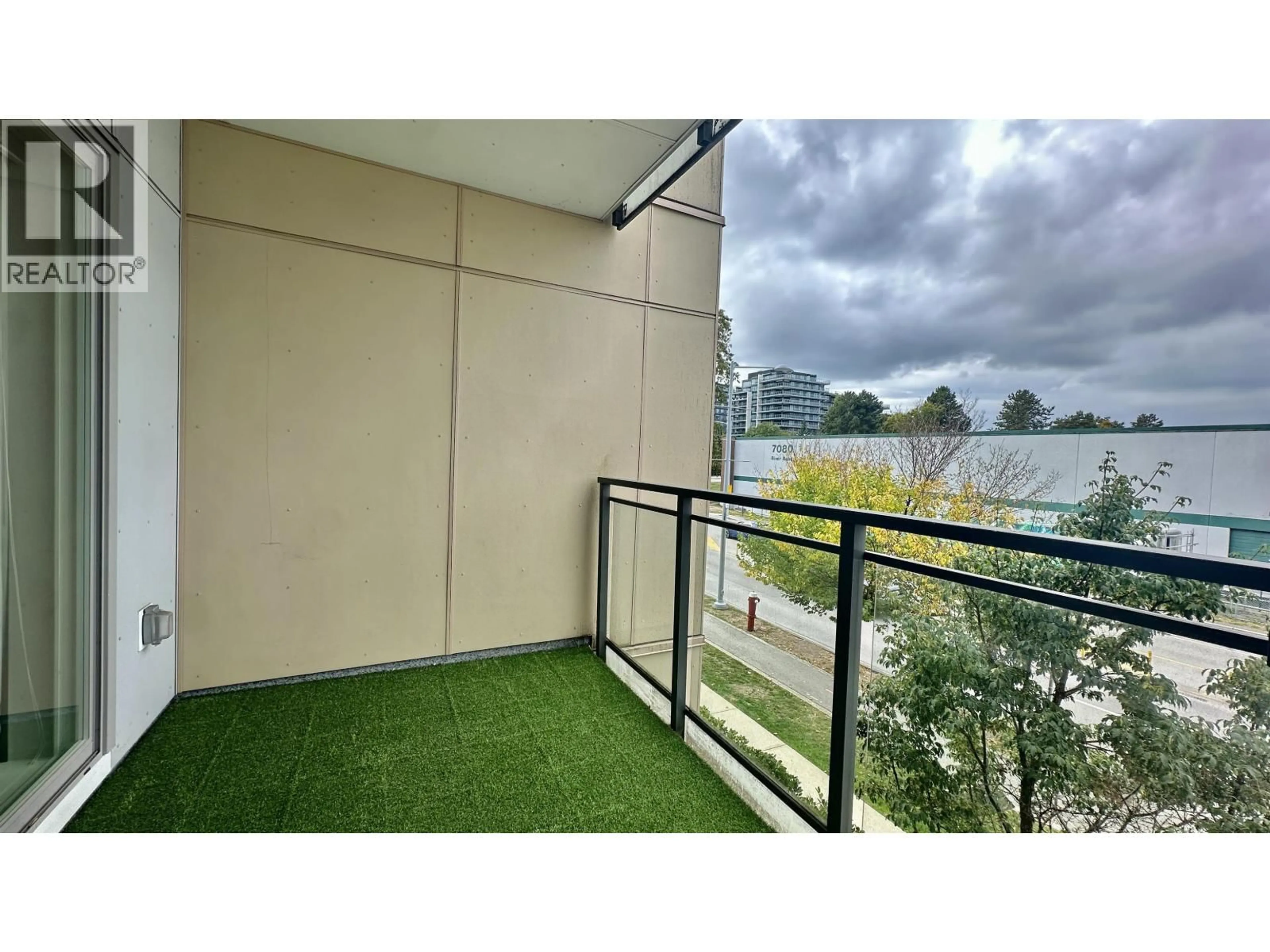 Balcony in the apartment, water/lake/river/ocean view for 208 - 5311 CEDARBRIDGE WAY, Richmond British Columbia V6X0M3
