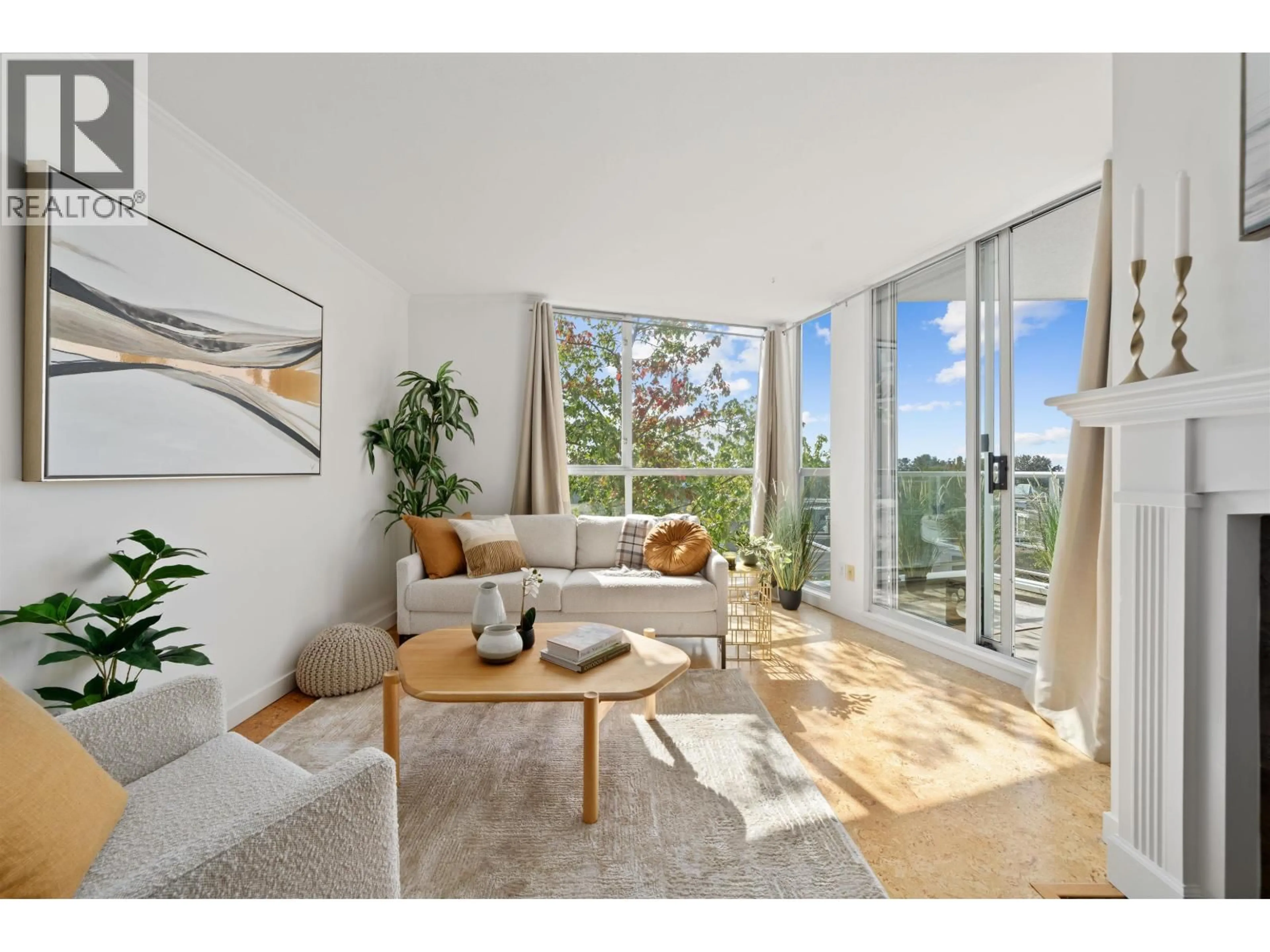 Living room with furniture, unknown for 409 - 8430 JELLICOE STREET, Vancouver British Columbia V5S4S7