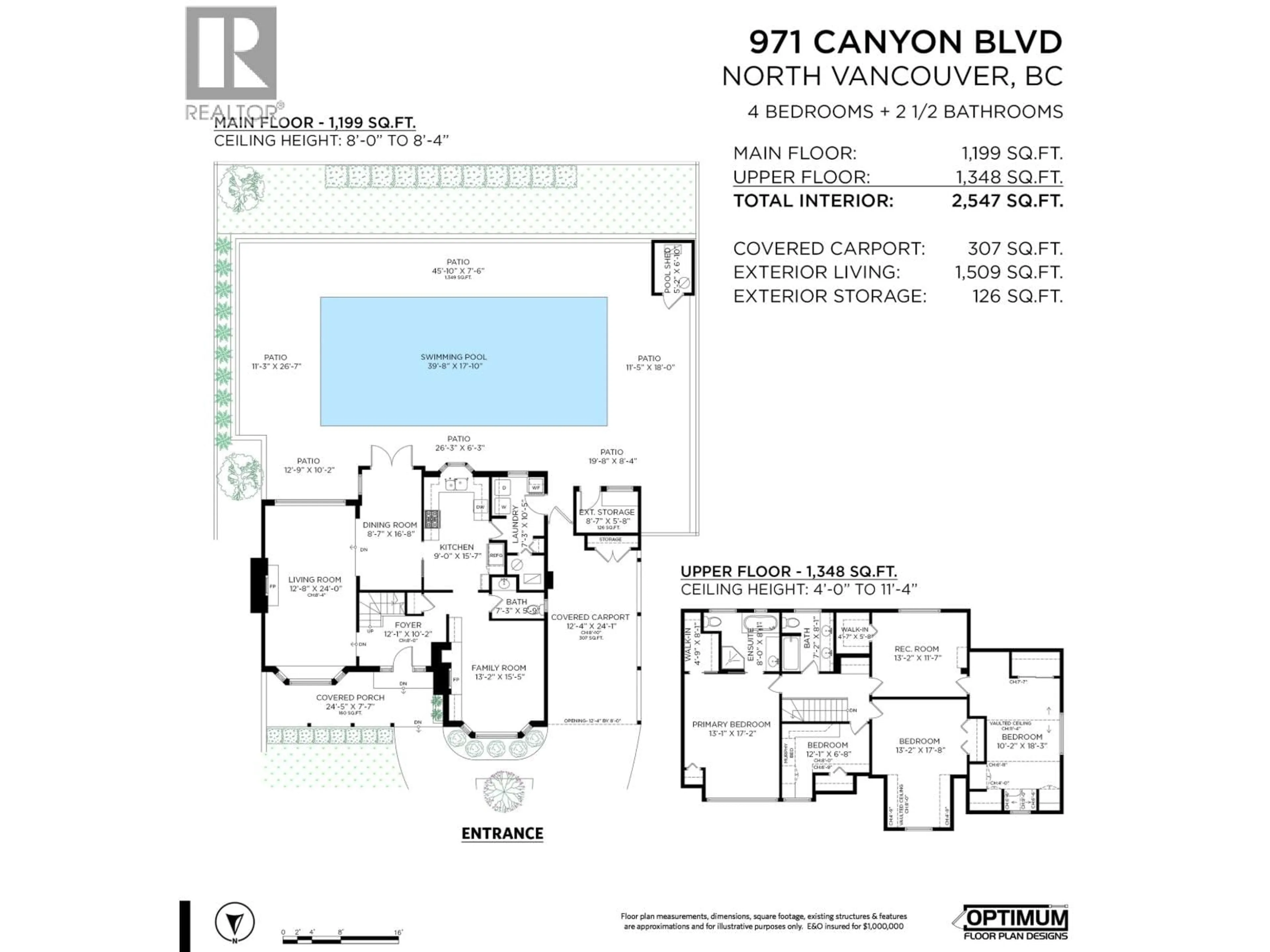 Floor plan for 971 CANYON BOULEVARD, North Vancouver British Columbia V7R2K2