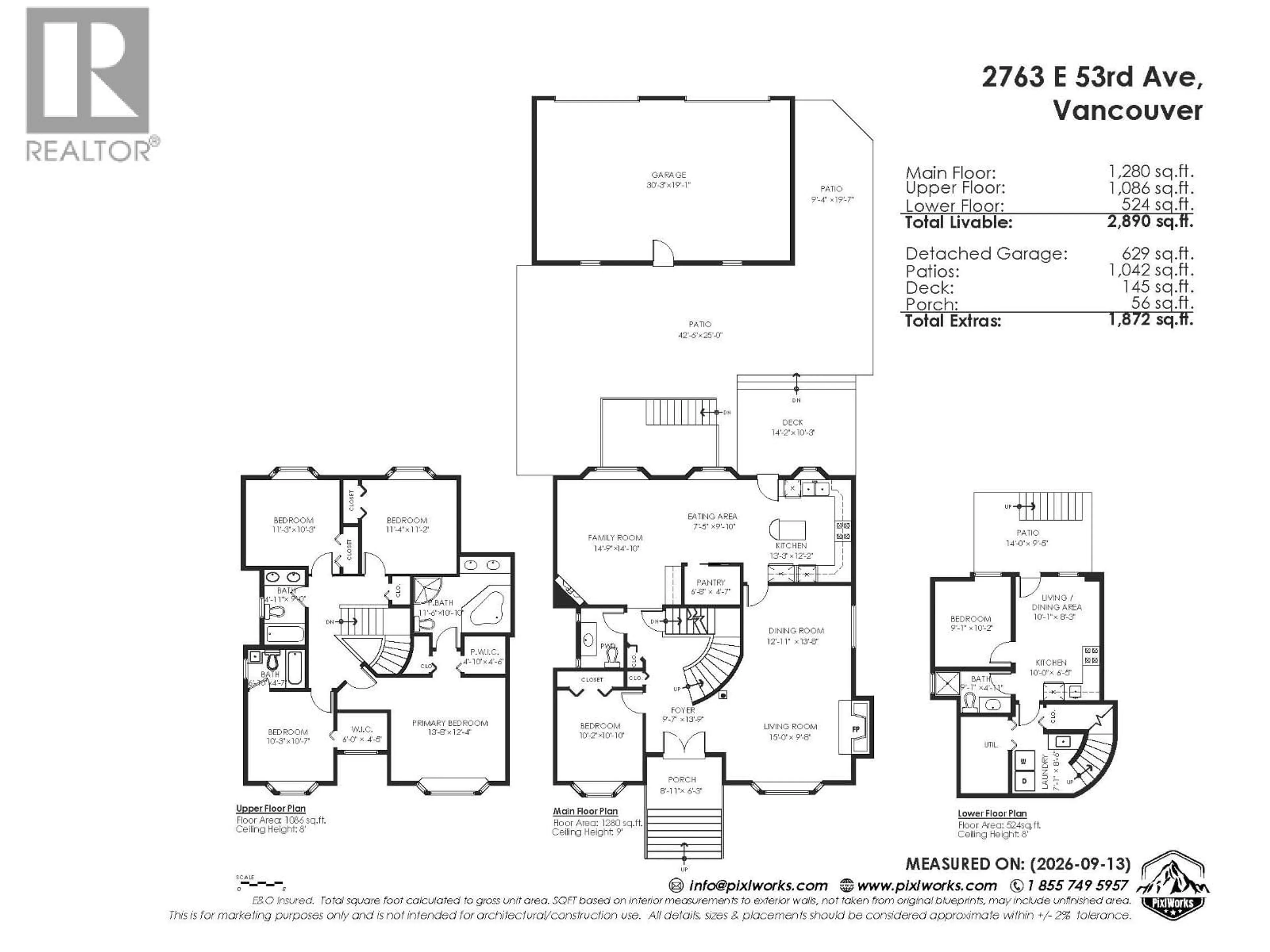 Floor plan for 2763 53RD AVENUE, Vancouver British Columbia V5S1W3