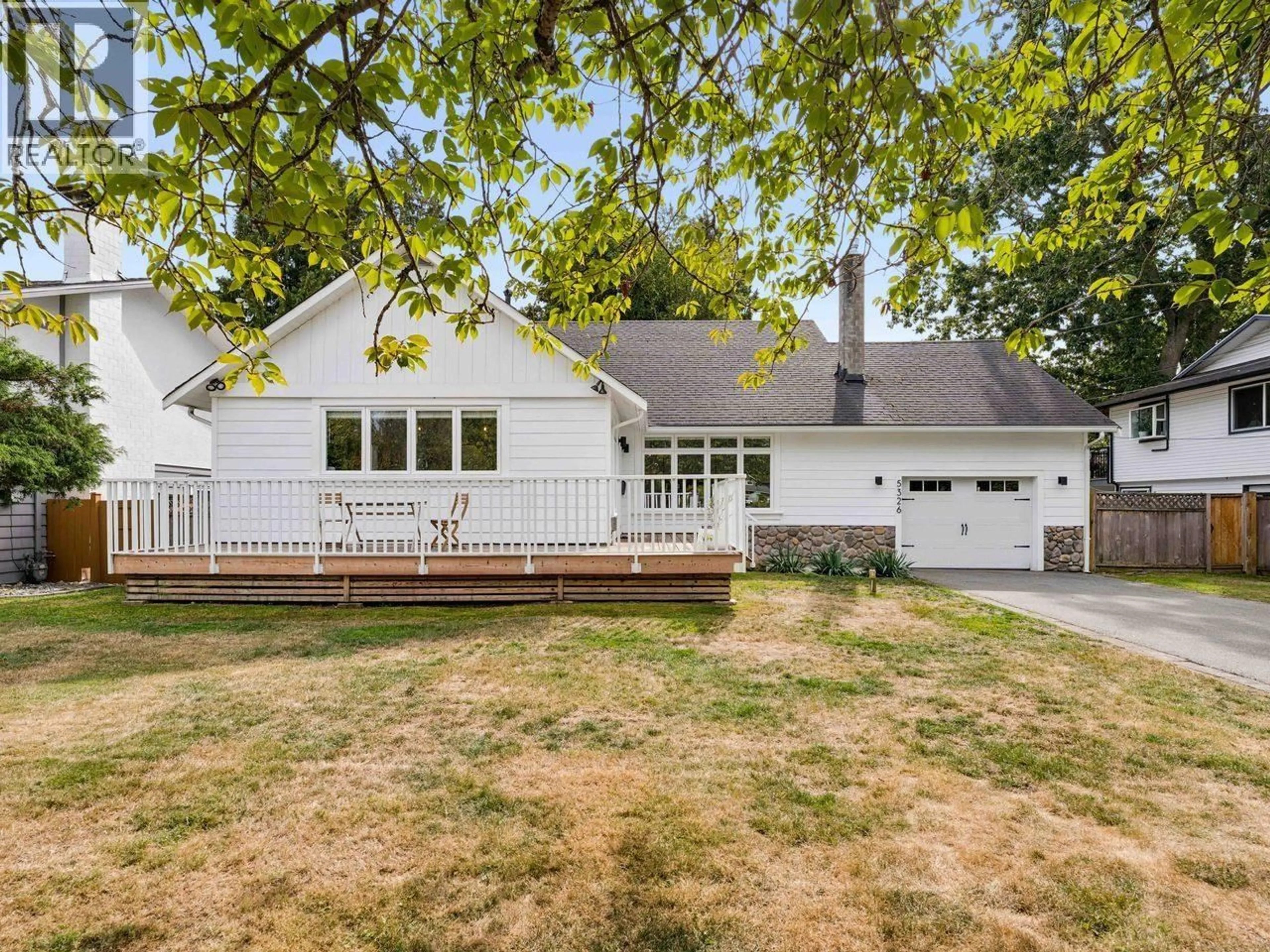 Home with vinyl exterior material, street for 5326 BELAIR DRIVE, Delta British Columbia V4M2E4
