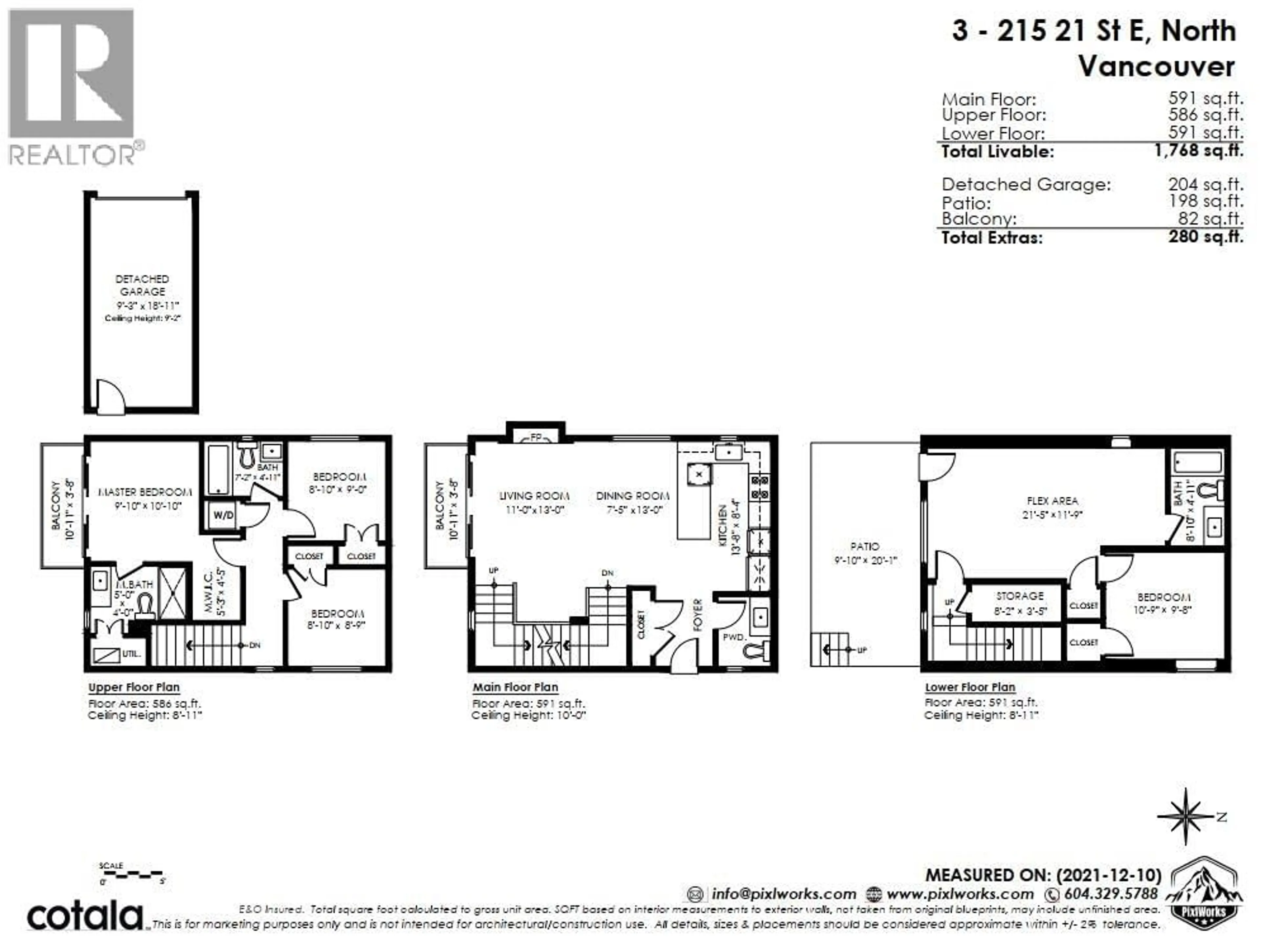 Floor plan for 3 - 215 21ST STREET, North Vancouver British Columbia V7L3B7
