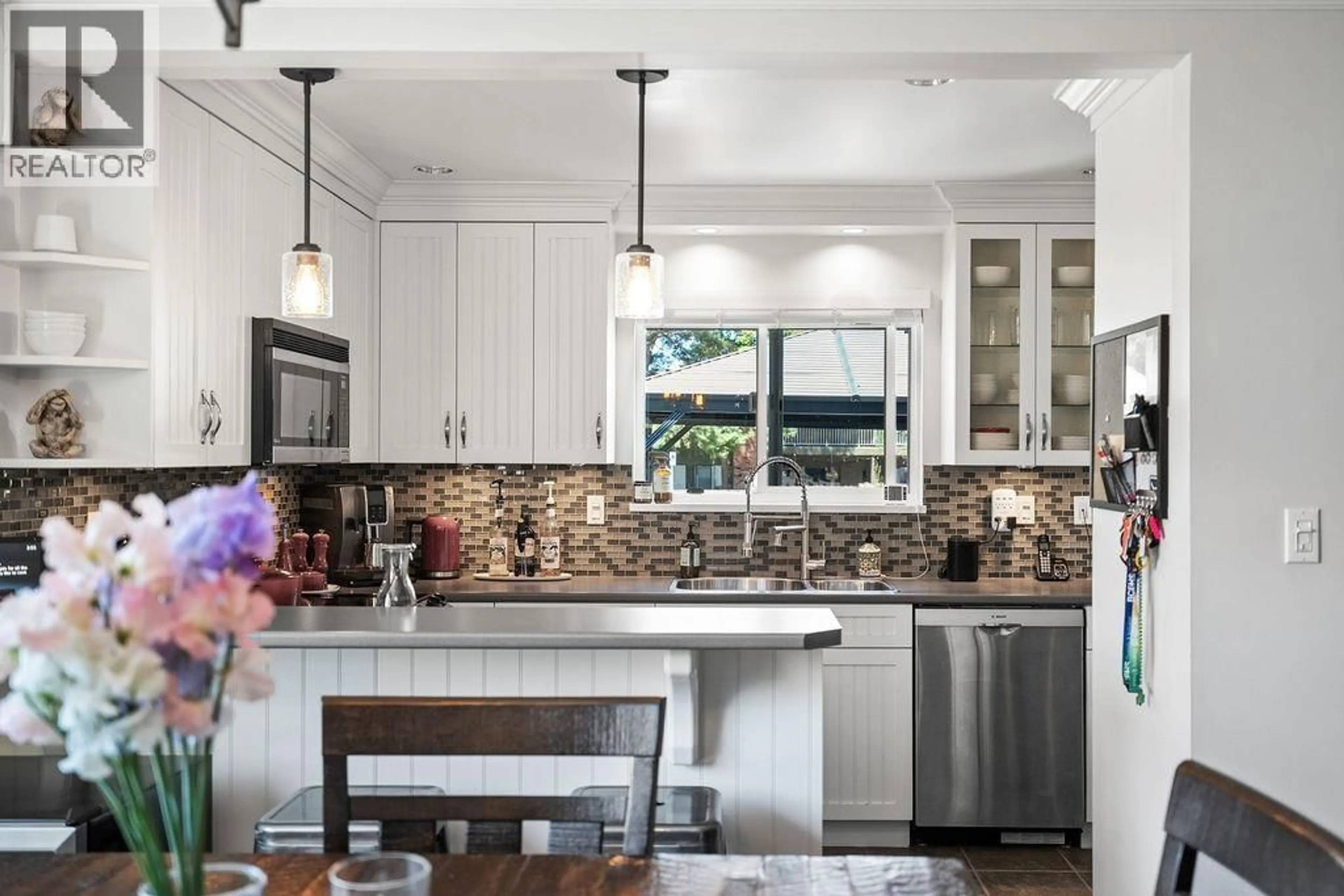 Contemporary kitchen, ceramic/tile floor for 4851 55B STREET, Delta British Columbia V4K3V7