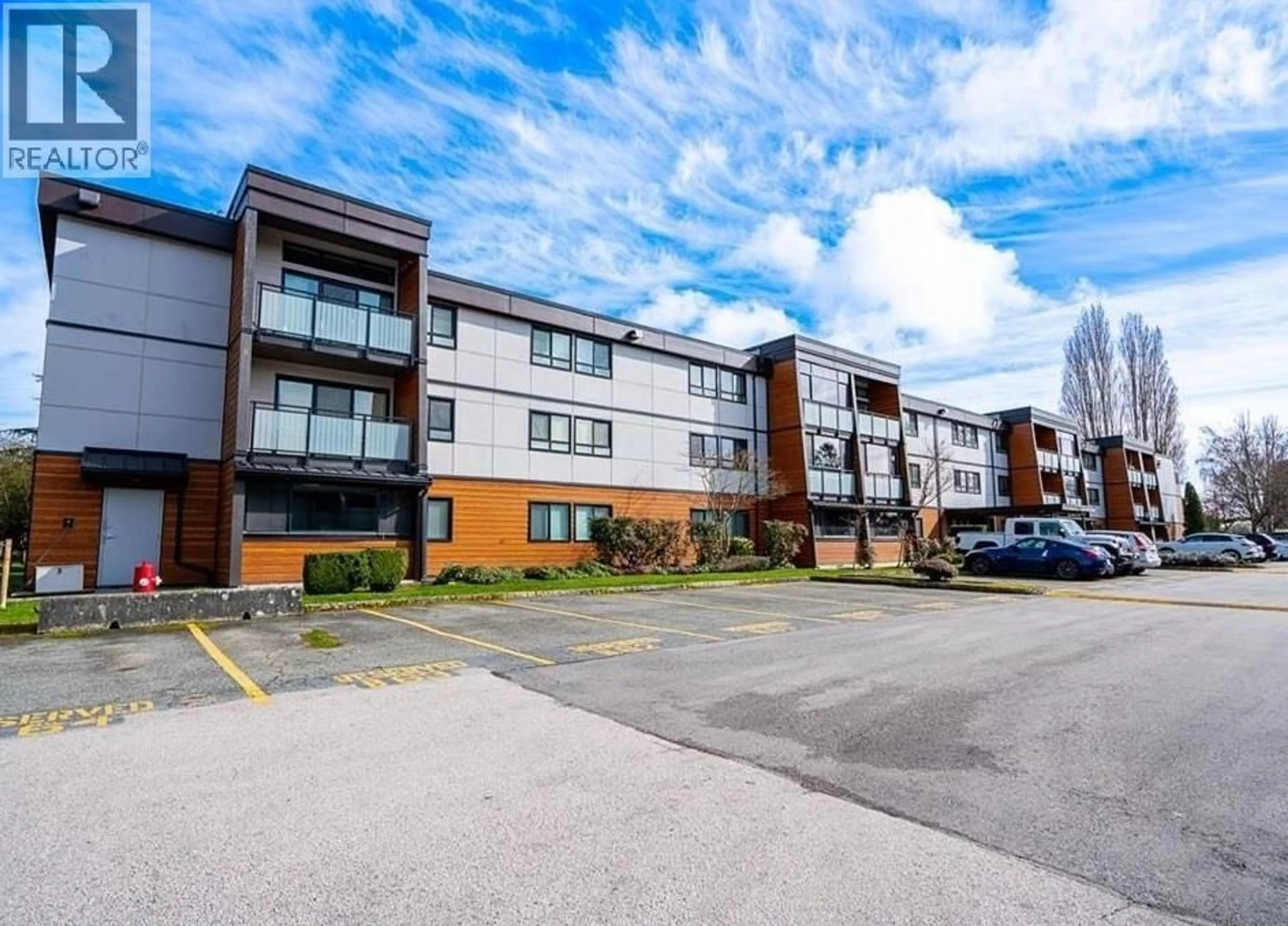 A pic from outside/outdoor area/front of a property/back of a property/a pic from drone, street for 308 - 3411 SPRINGFIELD DRIVE, Richmond British Columbia V7E1Z1