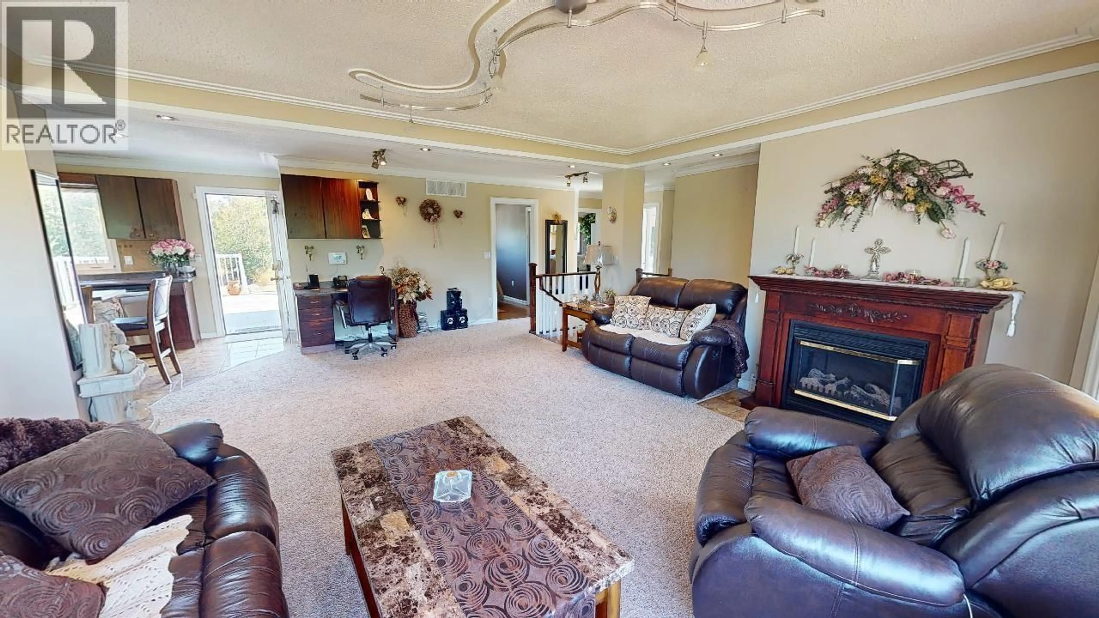 Living room with furniture, unknown for 14802 PINECONE ROAD, Fort St. John British Columbia V0C1H0