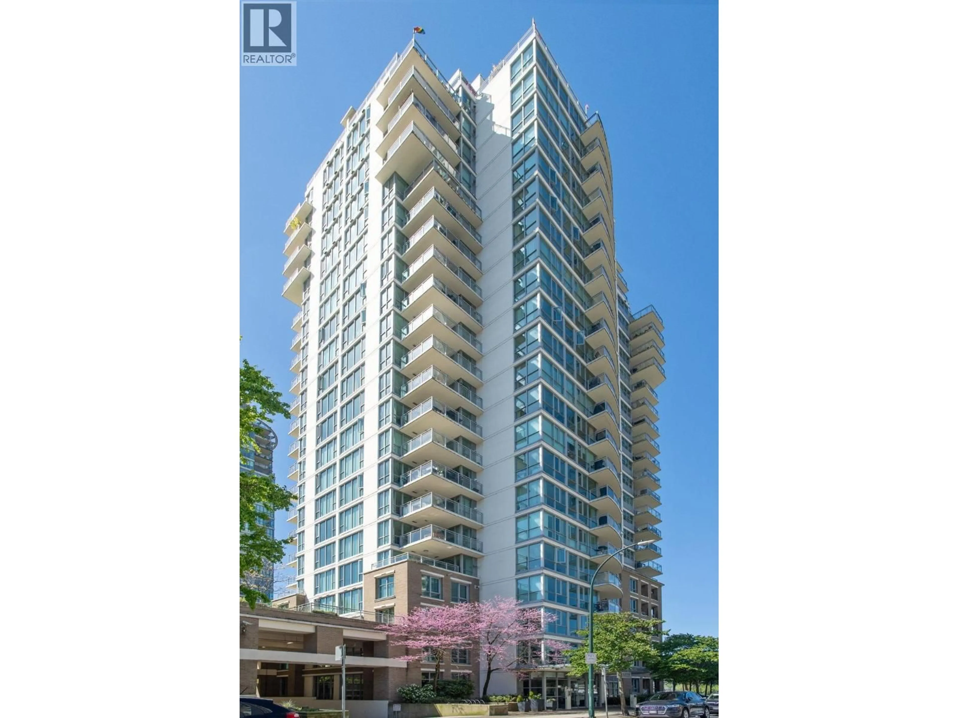 A pic from outside/outdoor area/front of a property/back of a property/a pic from drone, building for 506 - 120 MILROSS AVENUE, Vancouver British Columbia V6A4K7