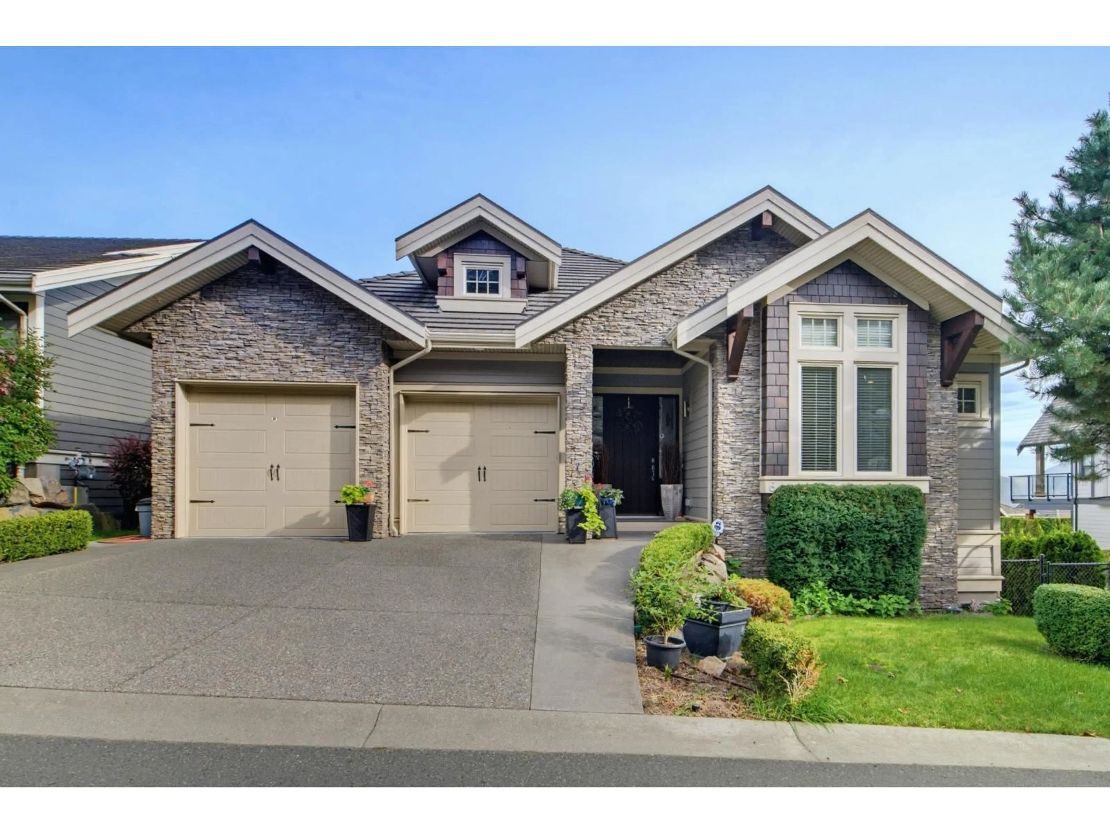 Home with brick exterior material, street for 6 - 35520 MAHOGANY DRIVE, Abbotsford British Columbia V3G0C9