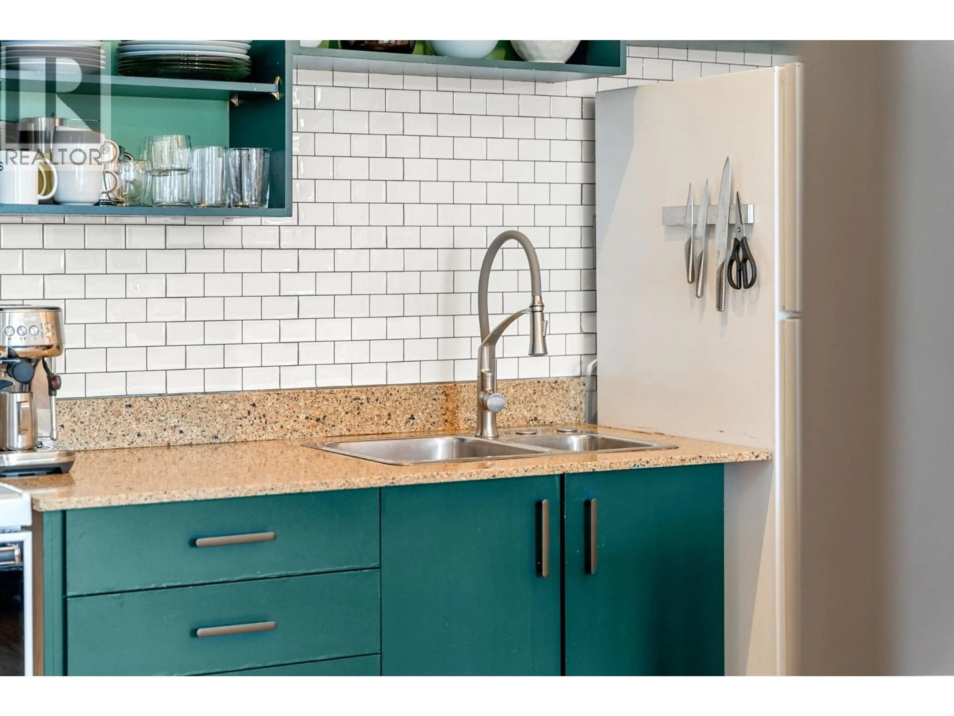 Contemporary kitchen, ceramic/tile floor for 120 - 2556 HASTINGS STREET, Vancouver British Columbia V5K1Z3