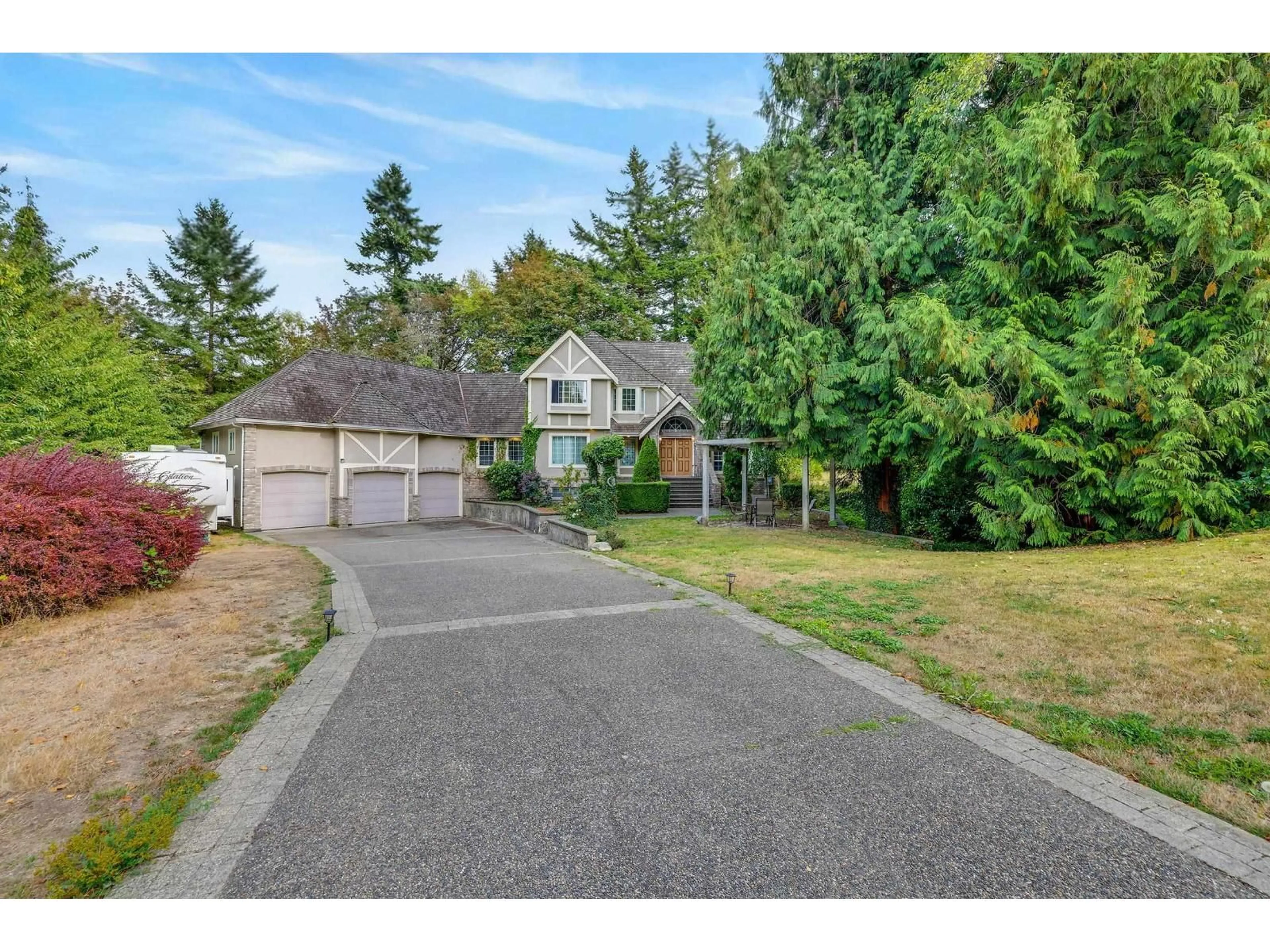A pic from outside/outdoor area/front of a property/back of a property/a pic from drone, street for 17588 28 AVENUE, Surrey British Columbia V3Z0E7