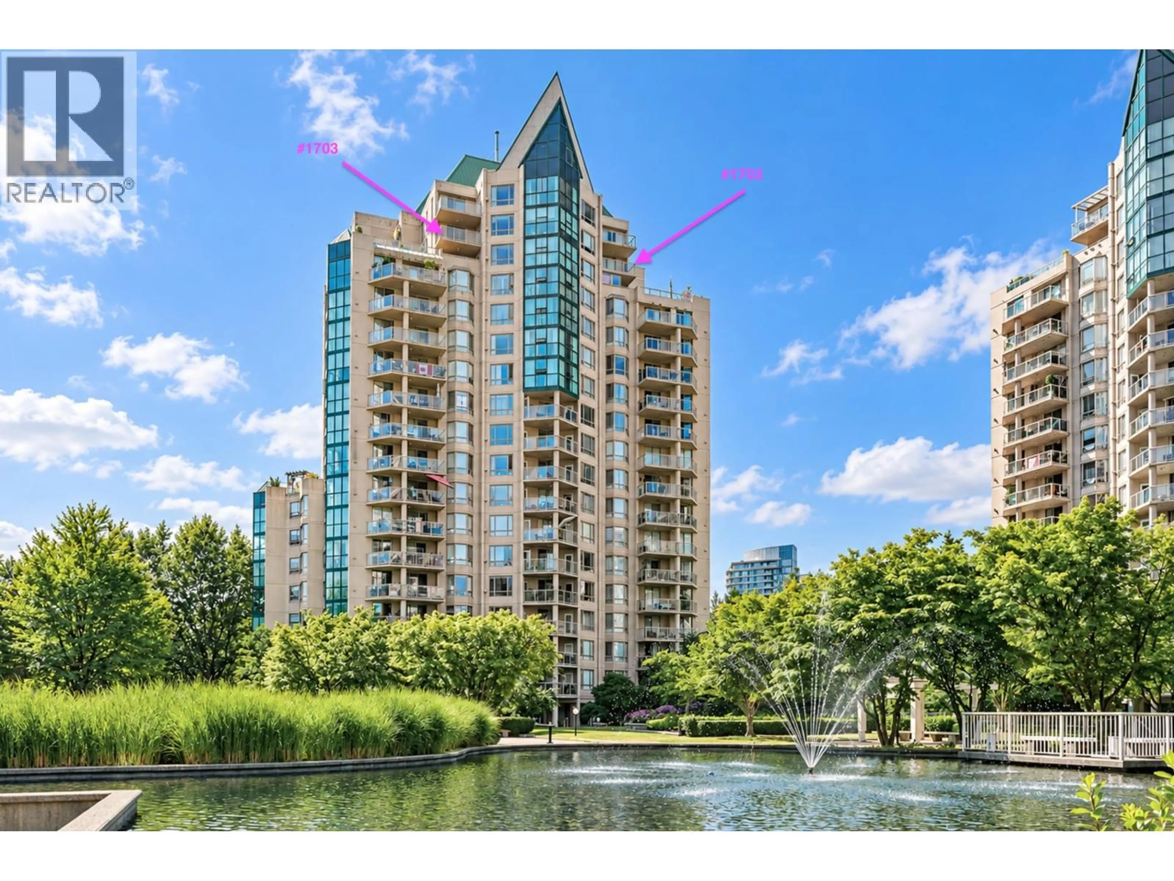 A pic from outside/outdoor area/front of a property/back of a property/a pic from drone, water/lake/river/ocean view for 1703 - 1190 PIPELINE ROAD, Coquitlam British Columbia V3B7T9